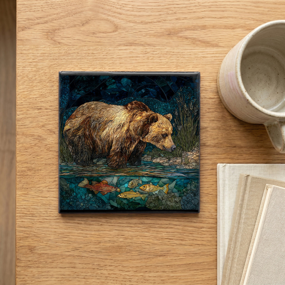 a Kodiak brown bear on Kodiak — scale