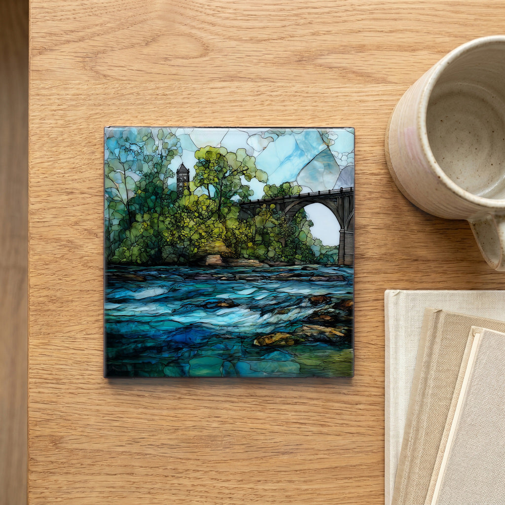 Belle Isle on the James River — scale