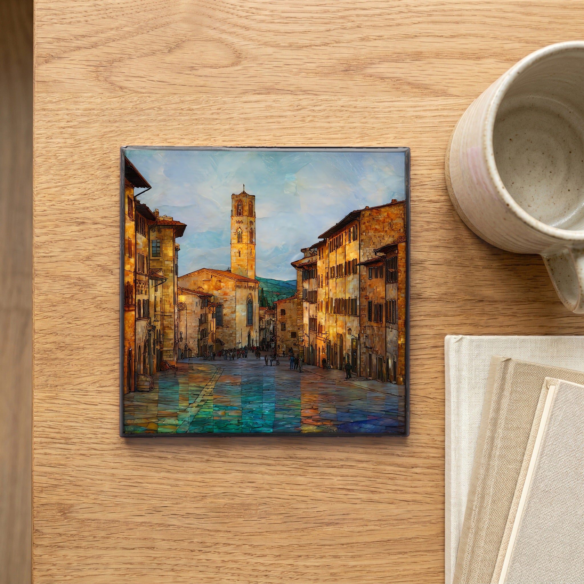 Piazza Grande Arezzo — scale