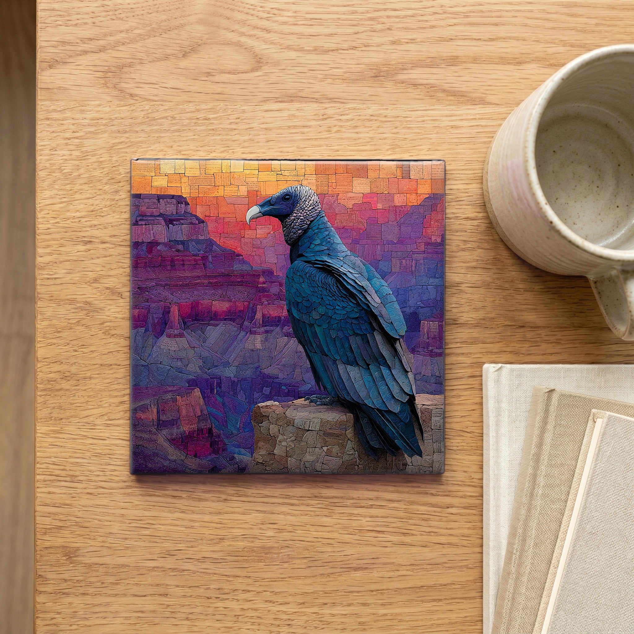 a California condor on a Grand — scale