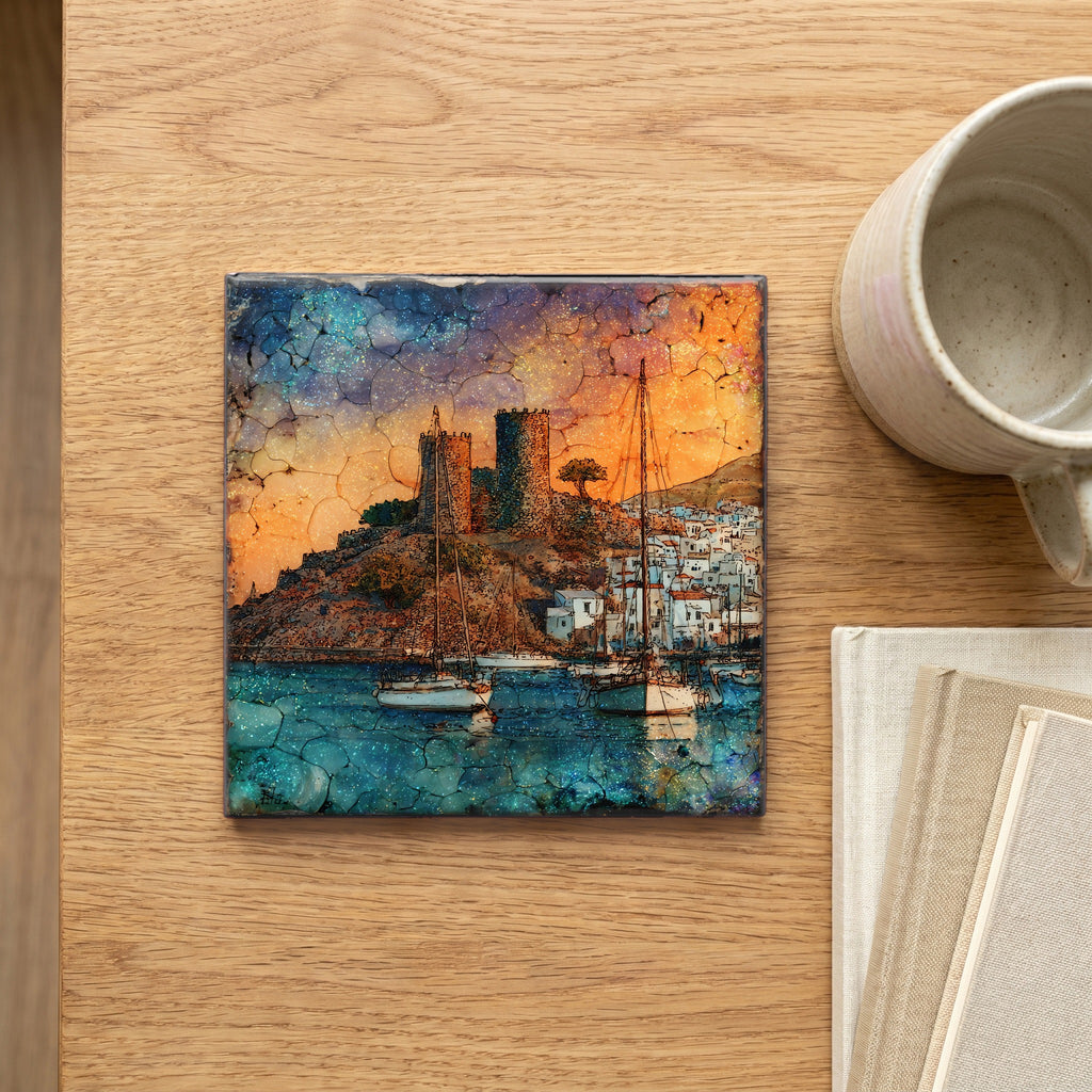 Molyvos Castle — scale