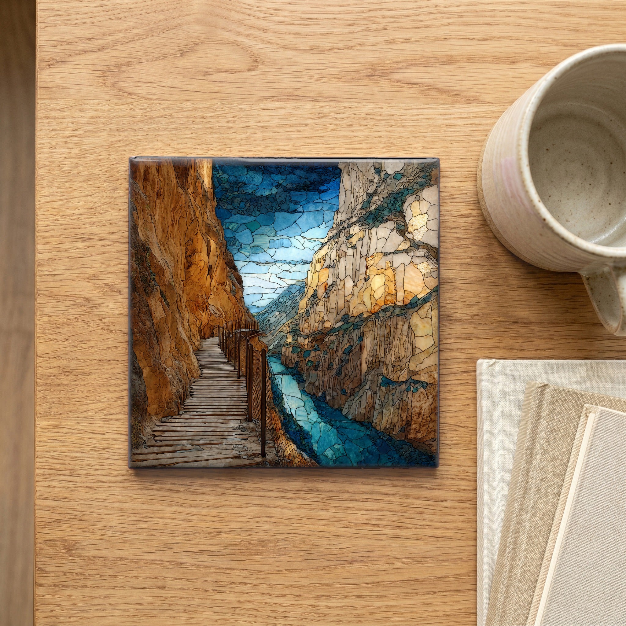 Caminito del Rey Gorge Walkway Light — scale