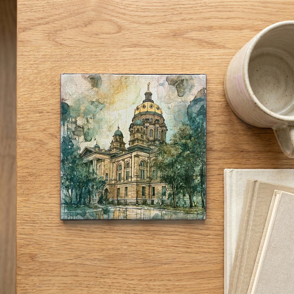 the Iowa State Capitol — scale