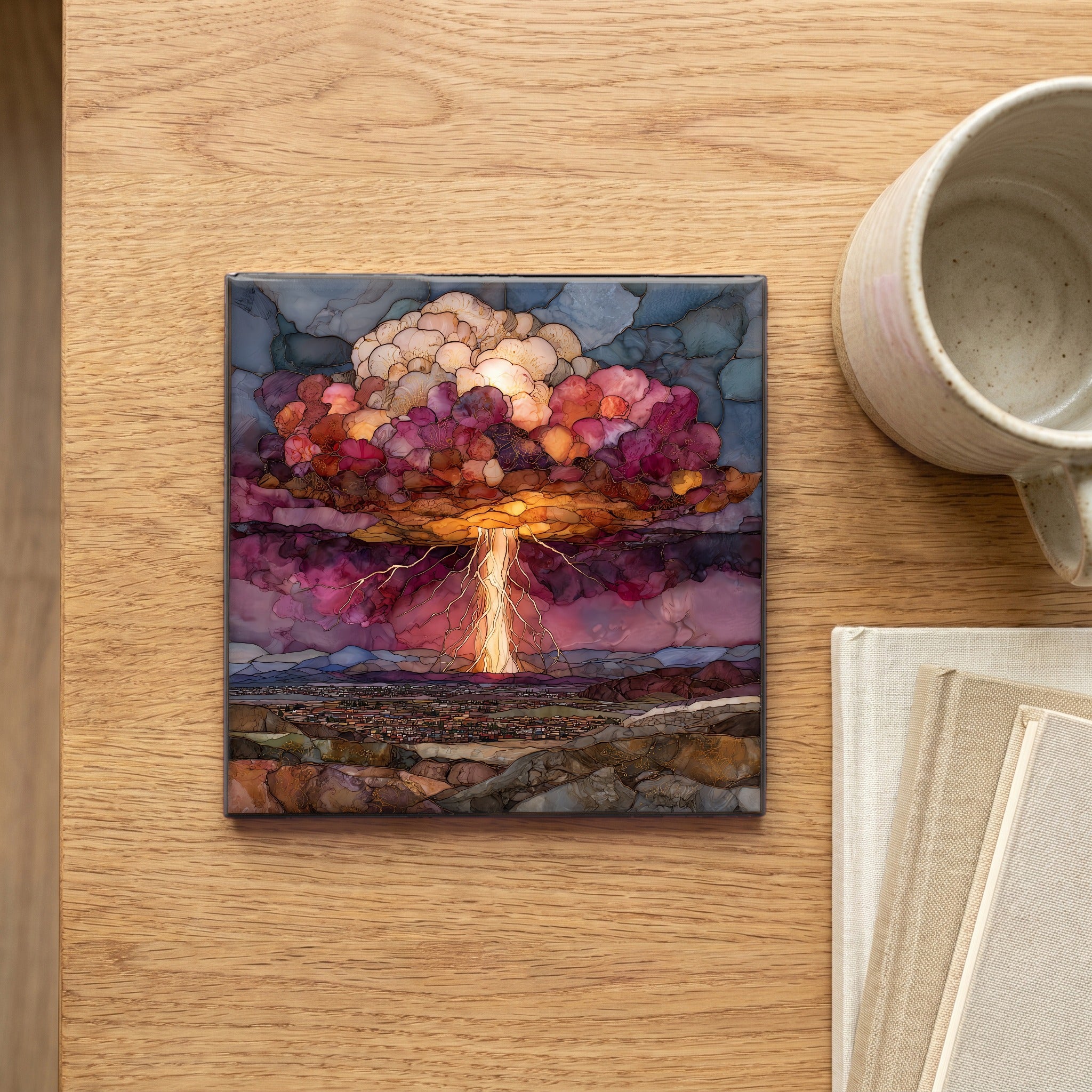 Monsoon thunderhead over Phoenix — scale