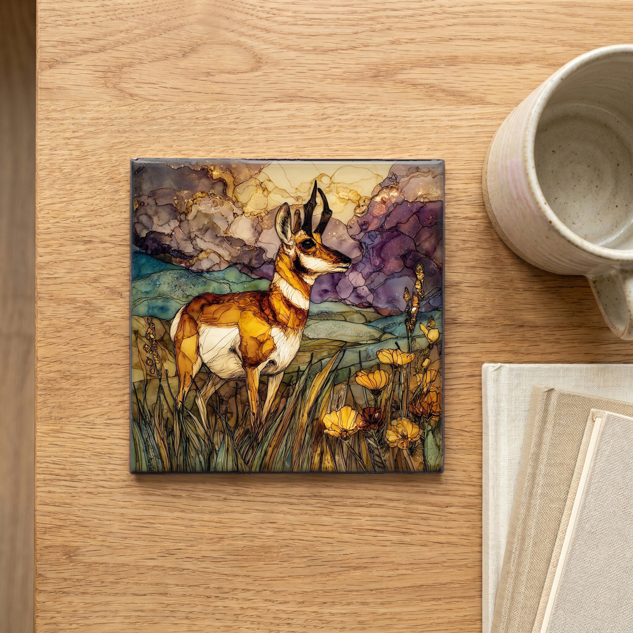 a pronghorn antelope on — scale
