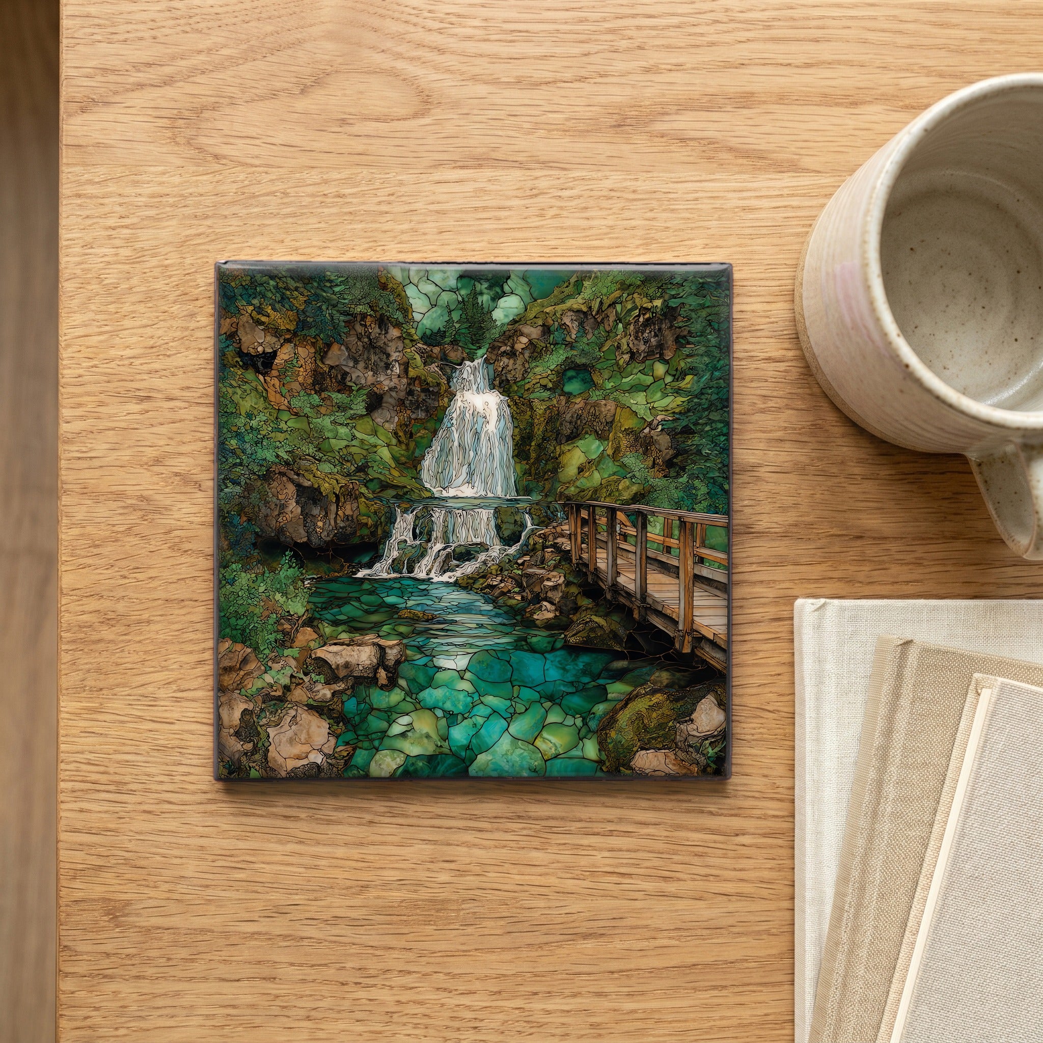 Grotto Falls — scale