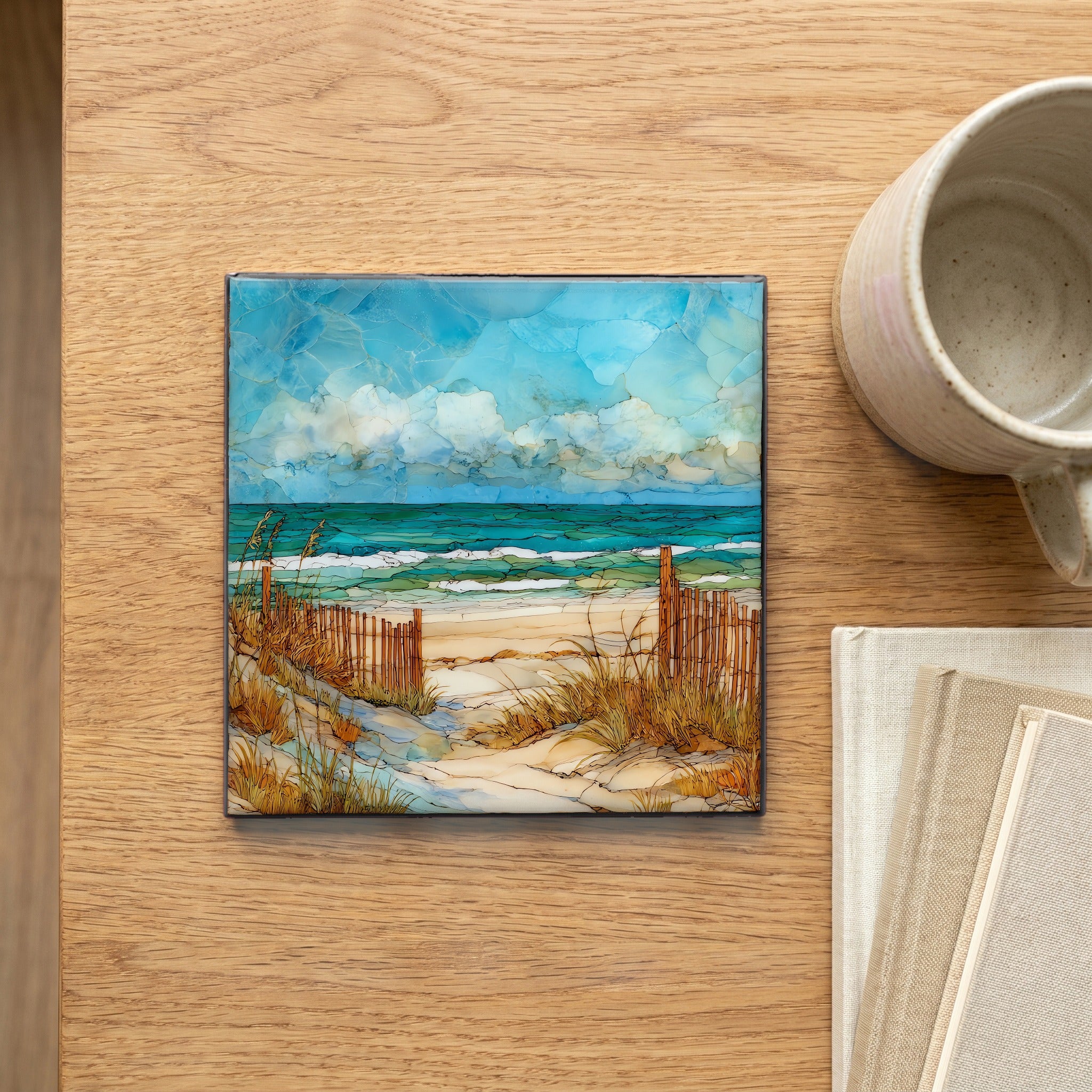 Gulfport Beach along Highway — scale