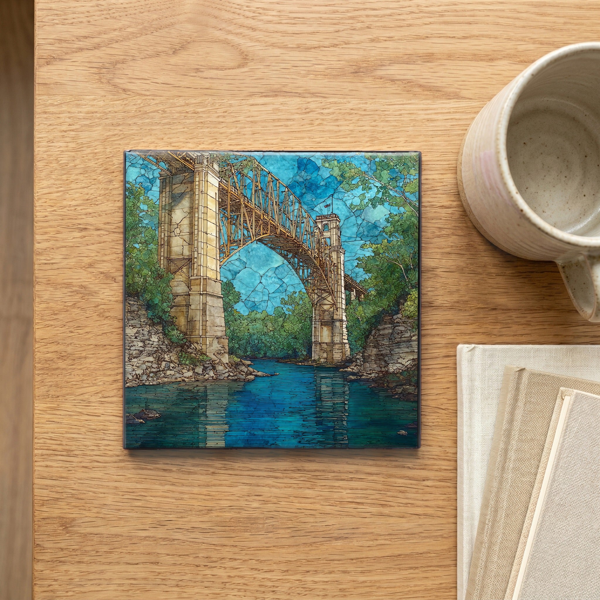 Stillwater Lift Bridge over the St — scale
