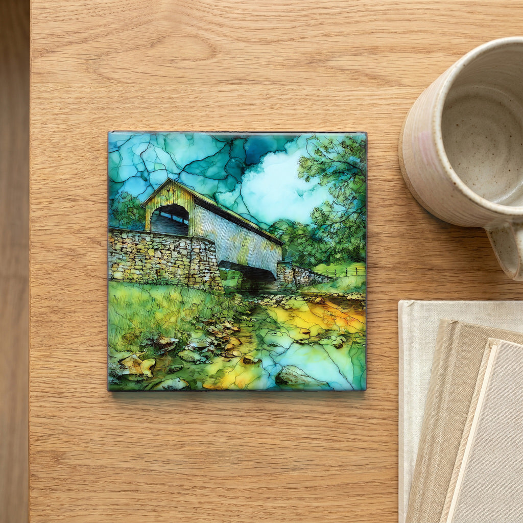 Hogback Covered Bridge — scale