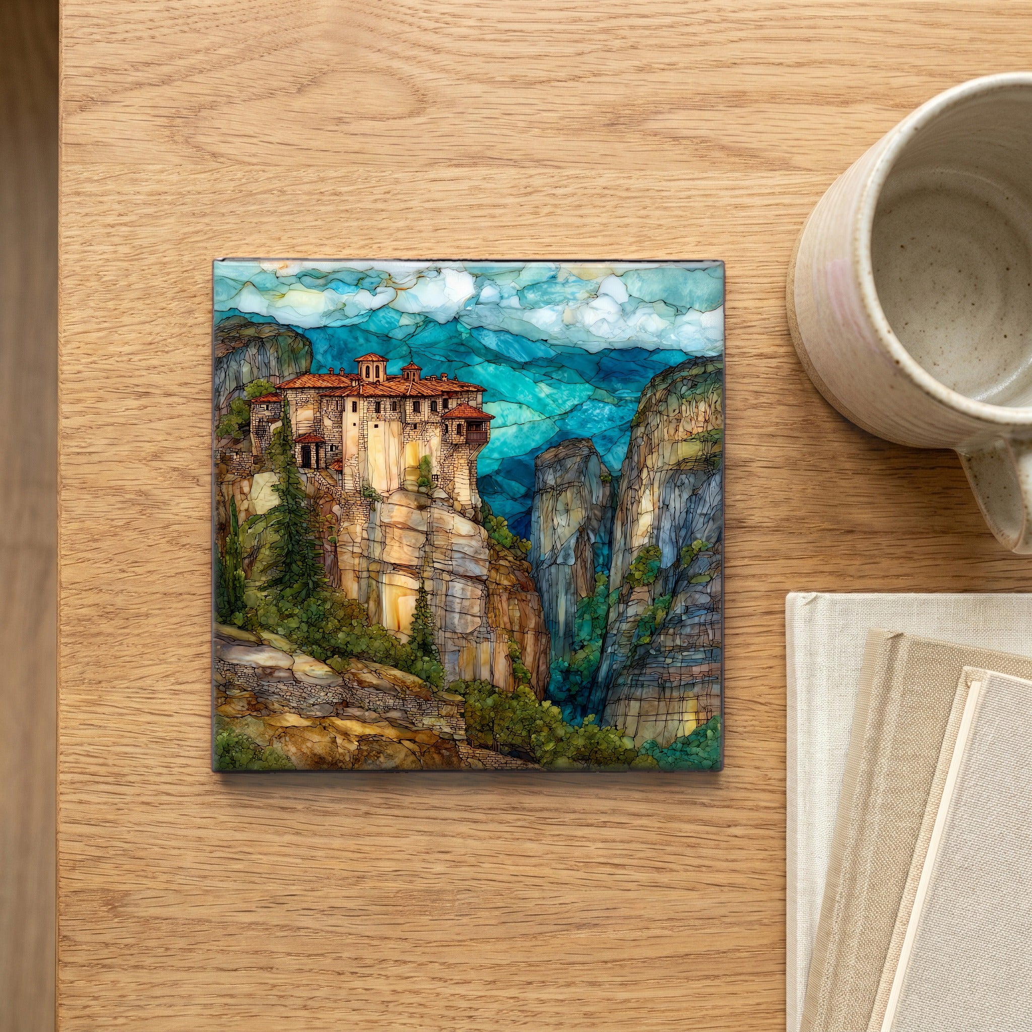 Meteora Rock Pillars — scale