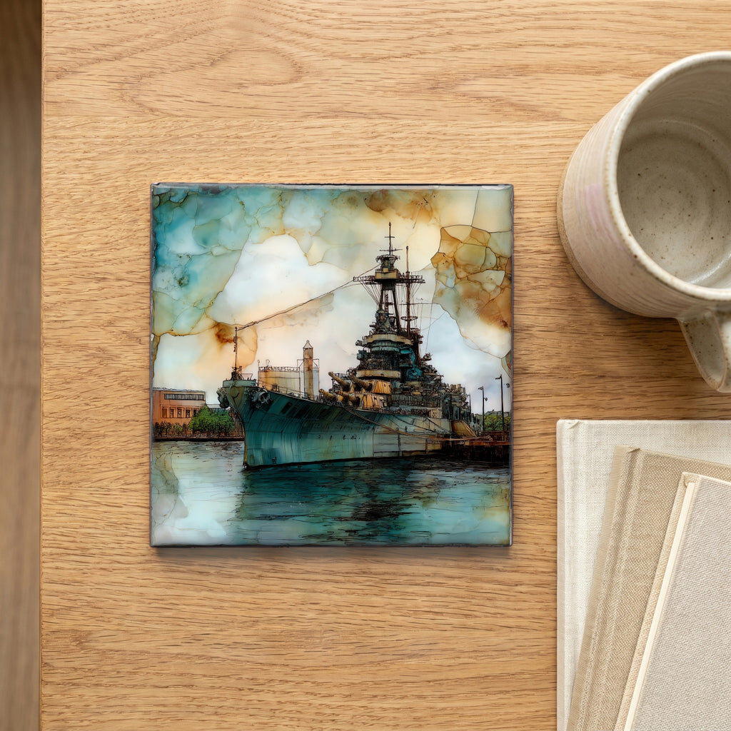 the Battleship New Jersey — scale