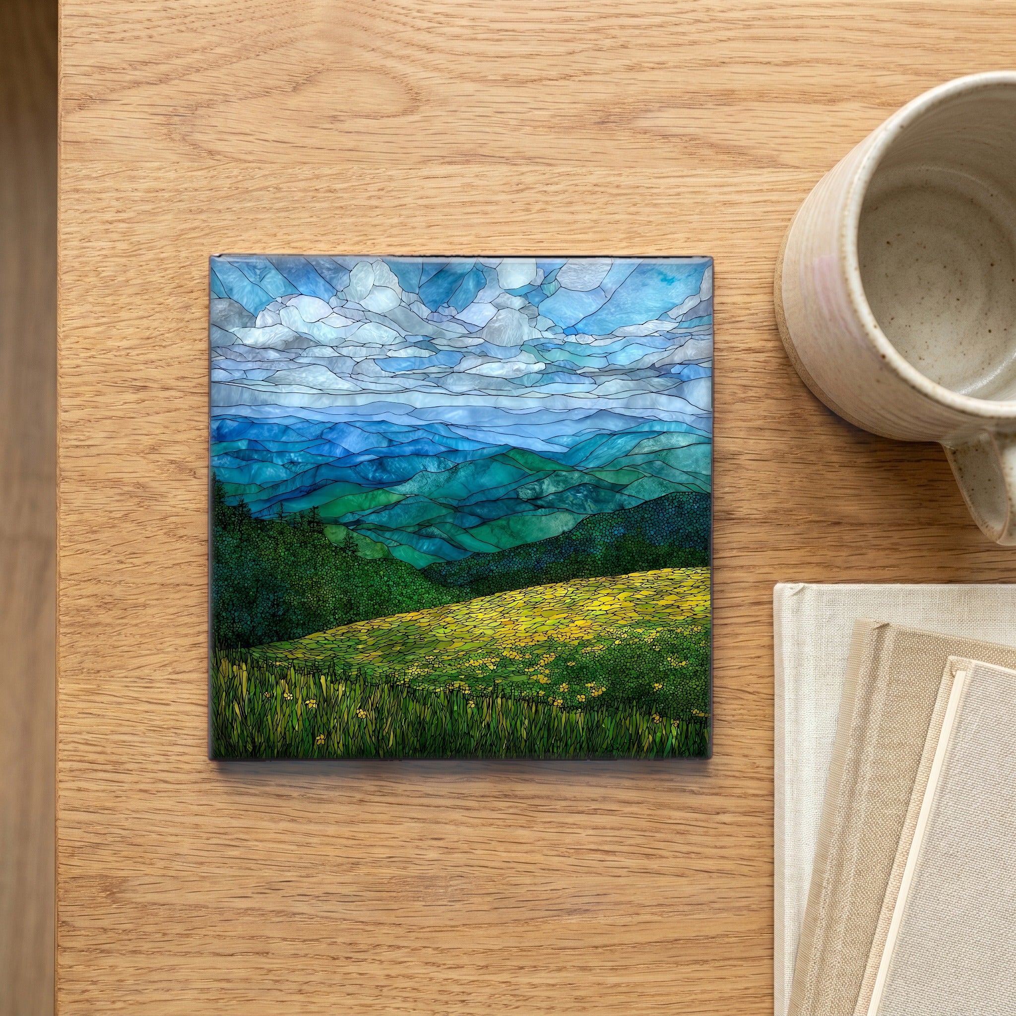 Cole Mountain bald on the Appalachian — scale