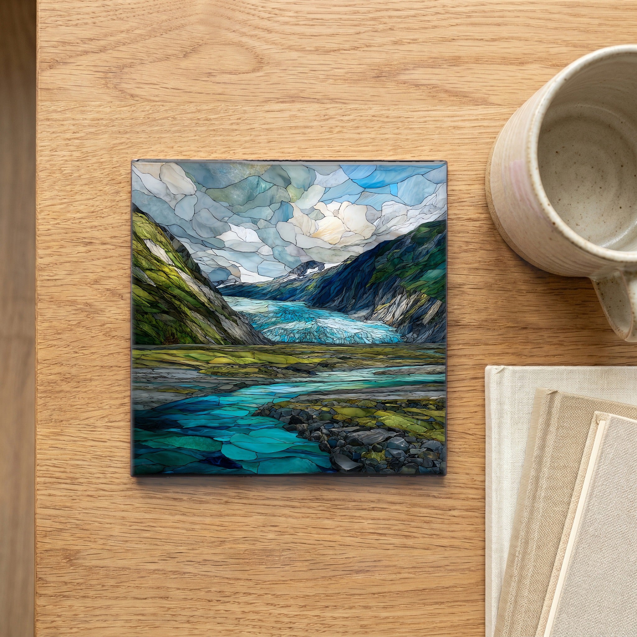 Exit Glacier terminus — scale