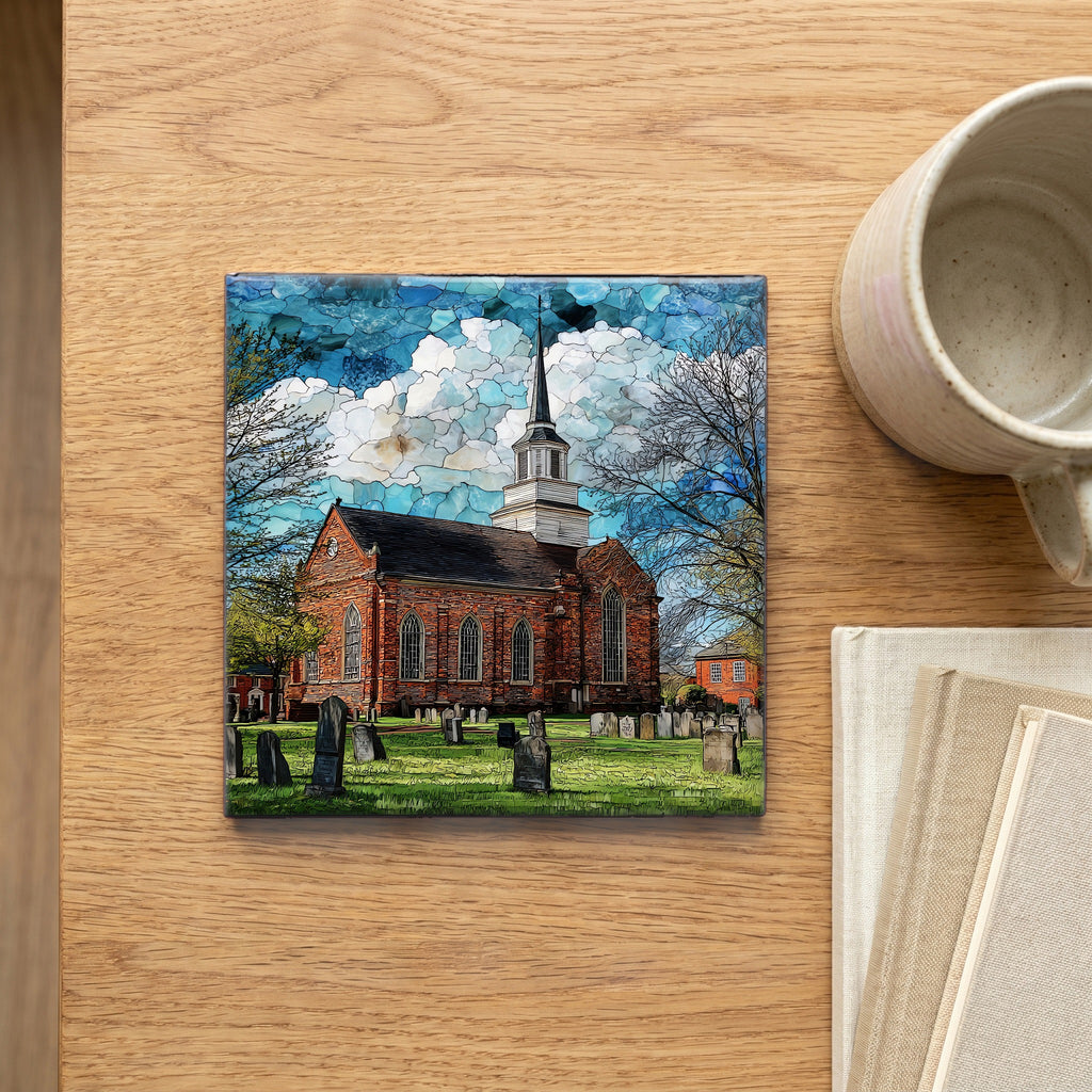 Bruton Parish Church in — scale