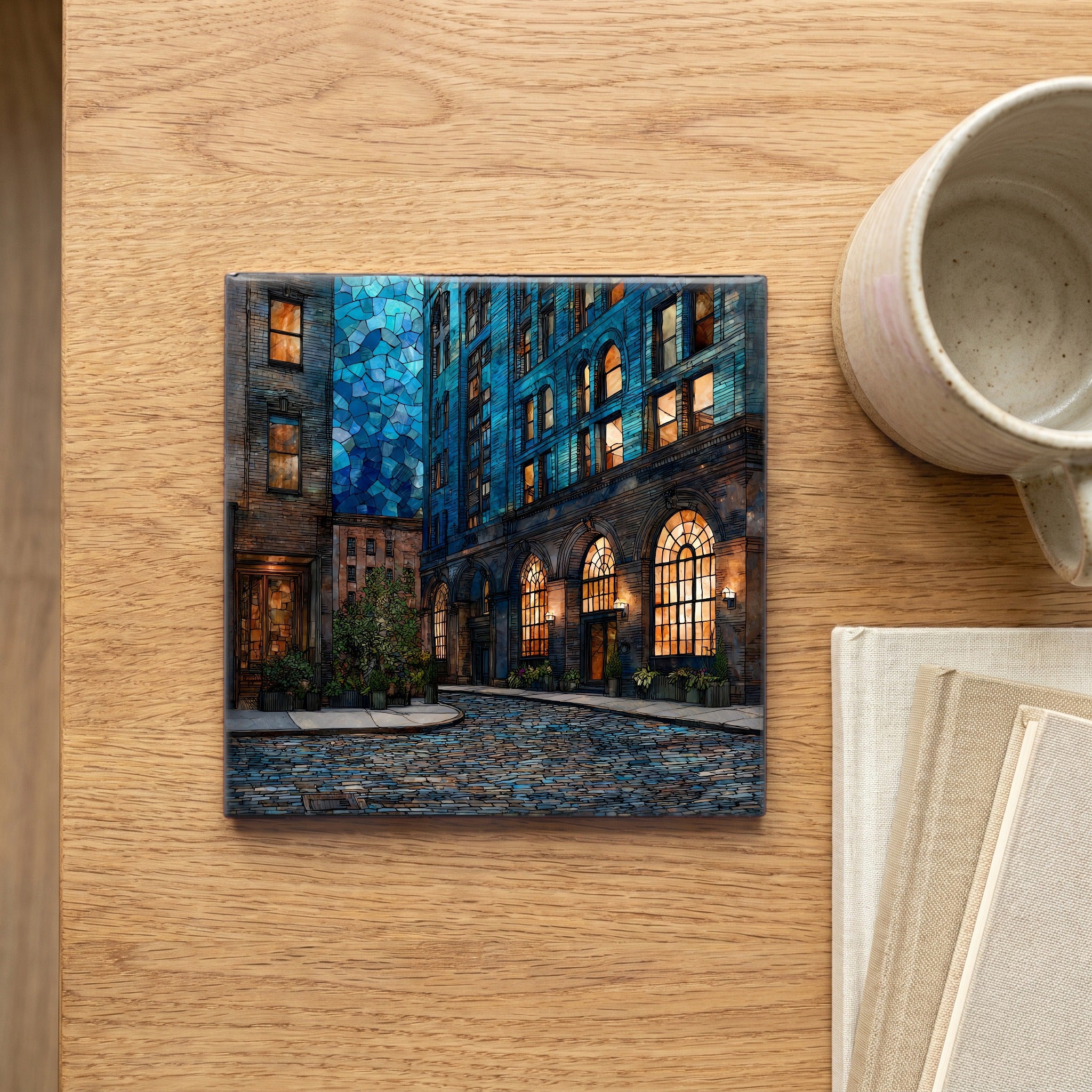 a Tribeca cross street — scale