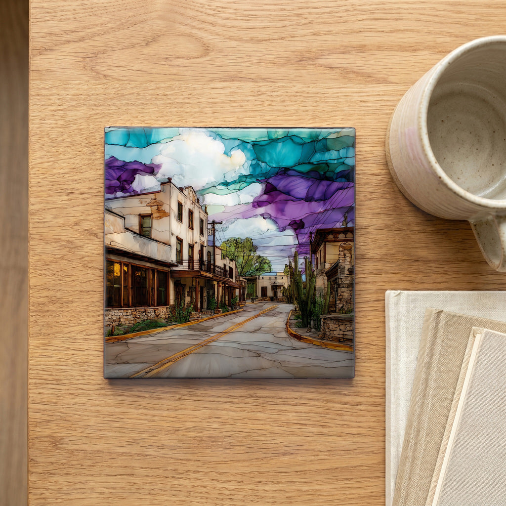 Alpine Texas downtown — scale