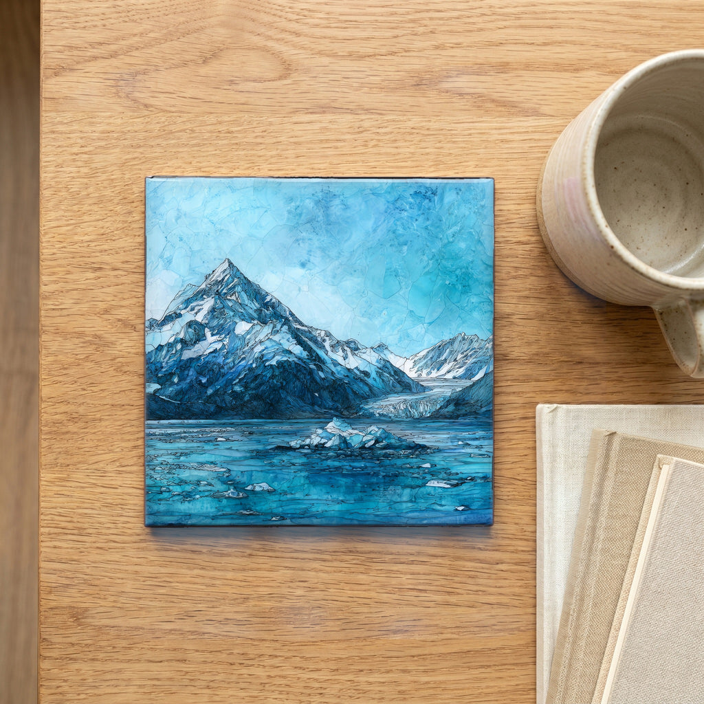 Portage Glacier and Portage Lake in — scale