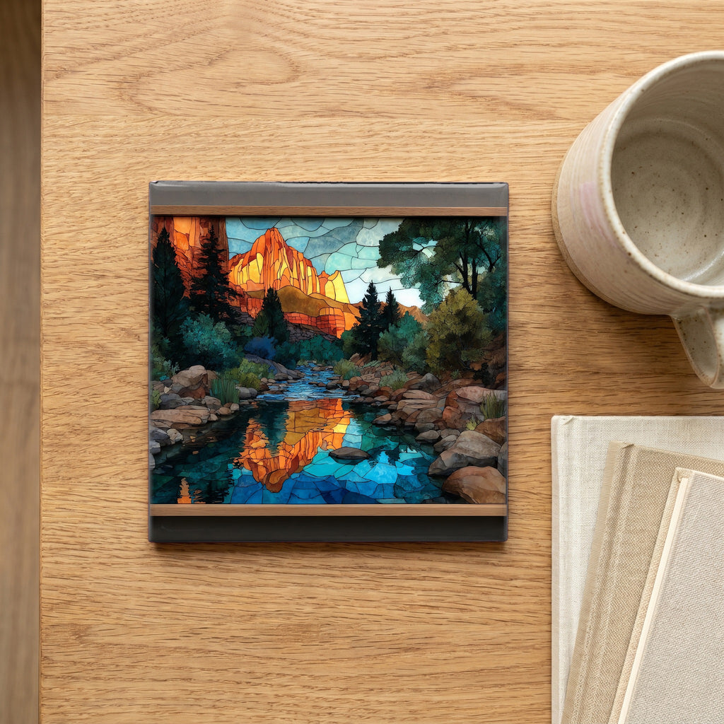 La Verkin Creek in — scale