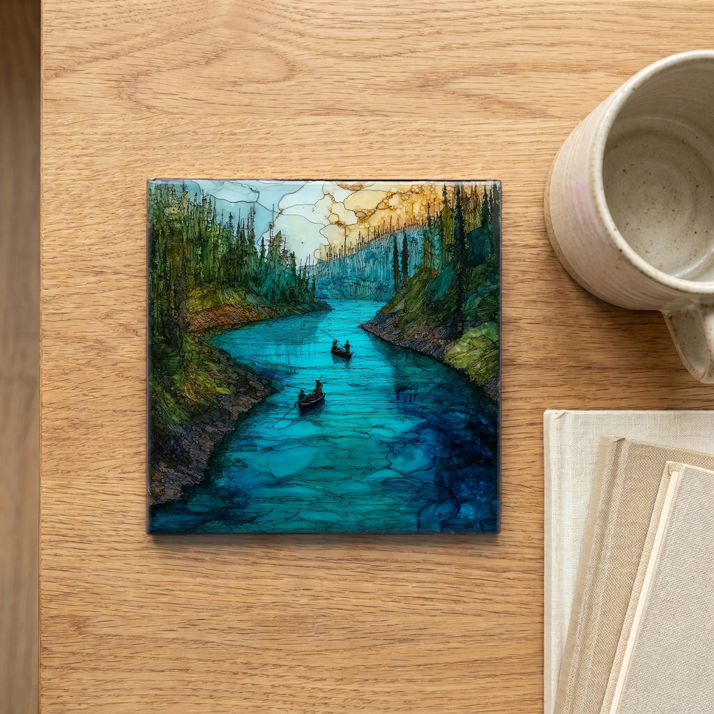the Kenai River — scale