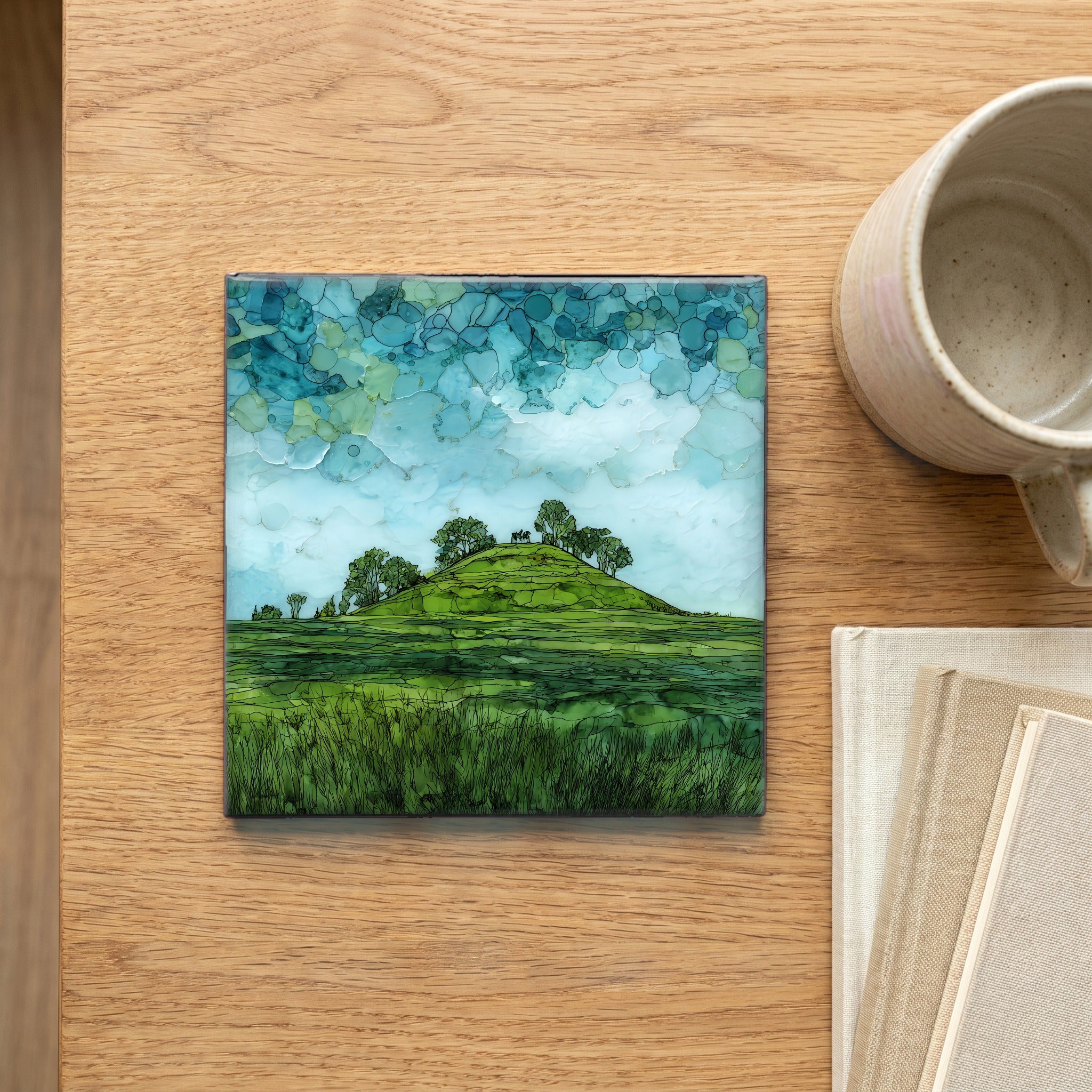 Emerald Mound on the — scale