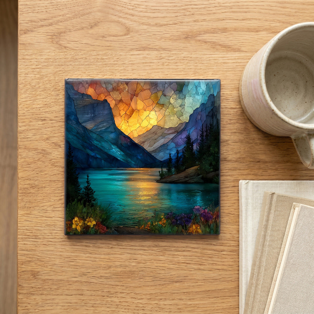 Glacier National Park dawn — scale