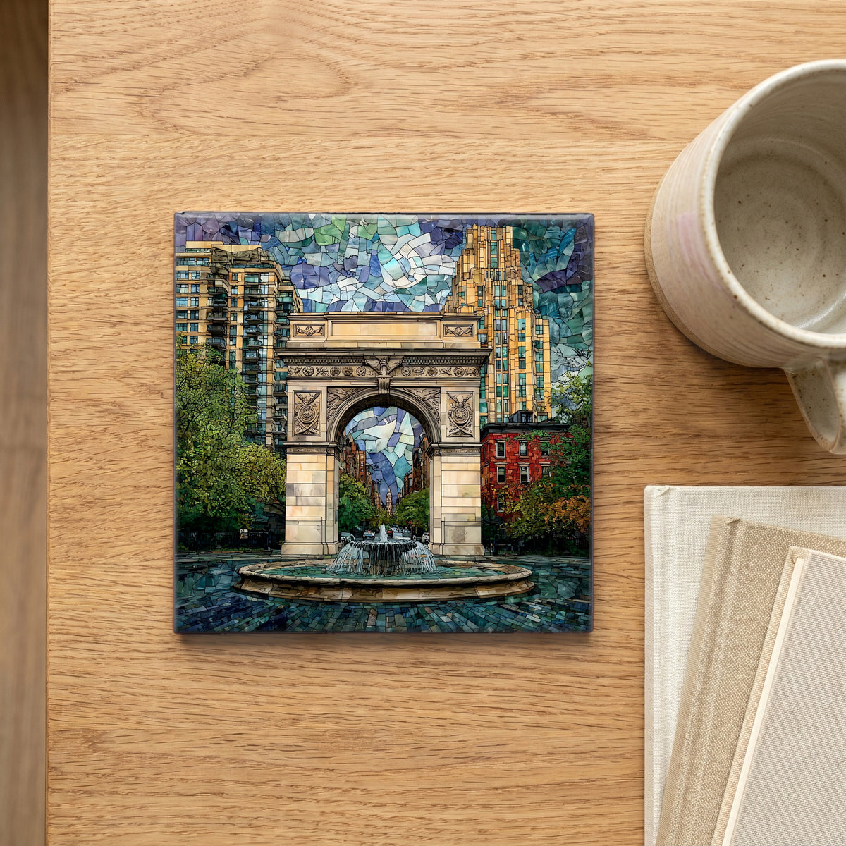 the Washington Square Park Arch — scale