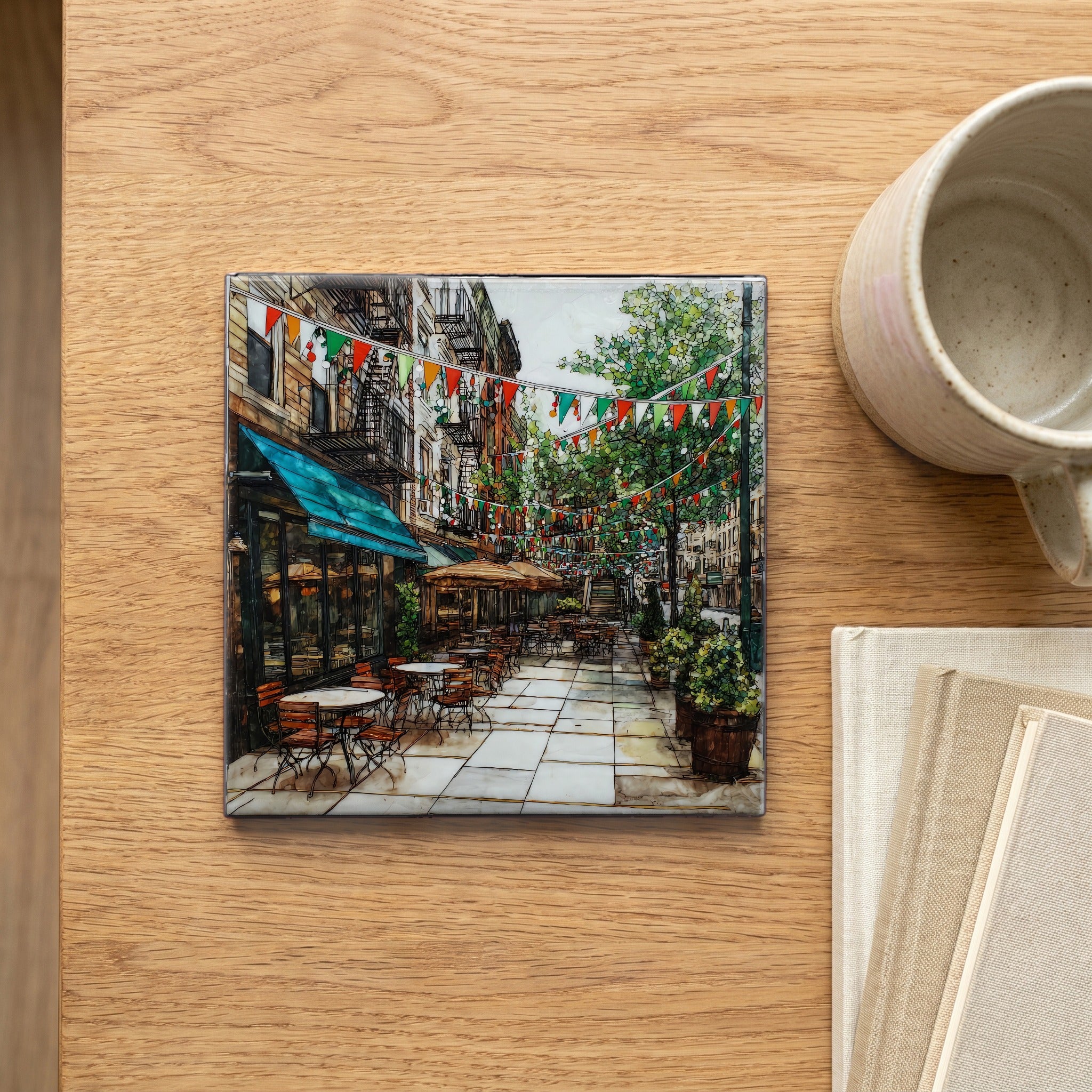 Little Italy's Mulberry Street — scale