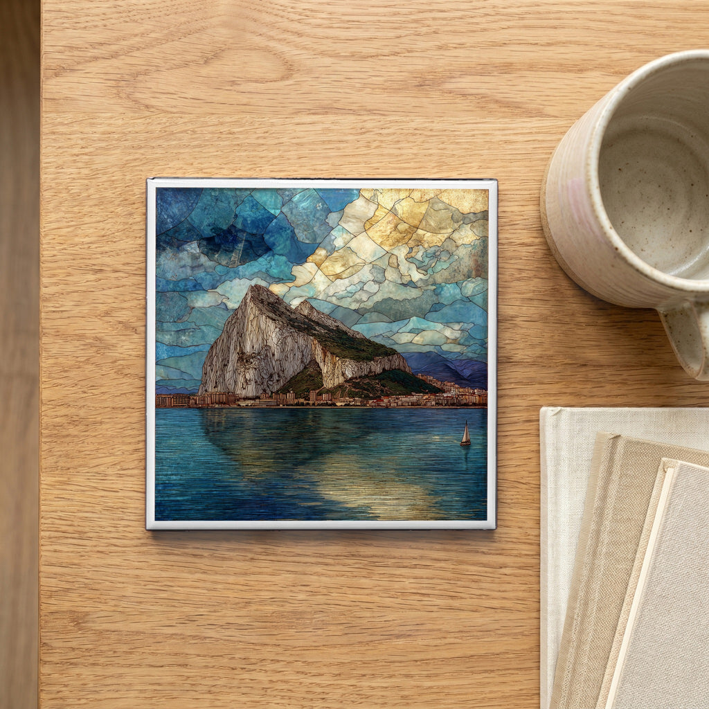 Gibraltar Rock View From la Linea — scale