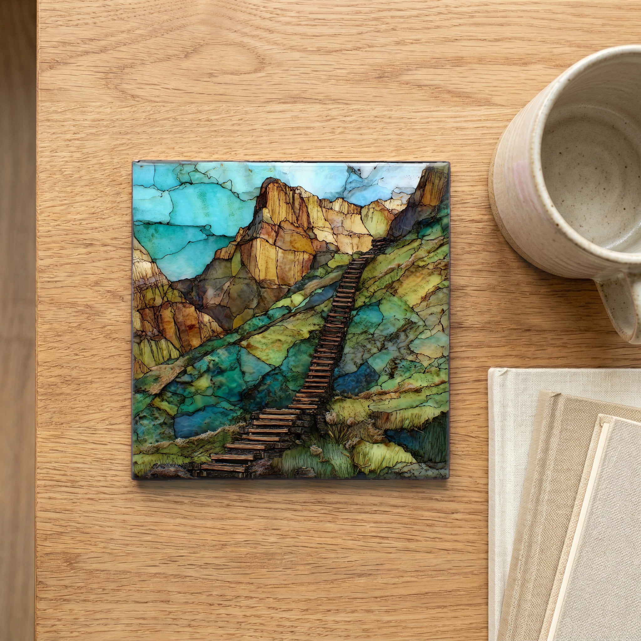 Badlands Notch Trail wooden — scale