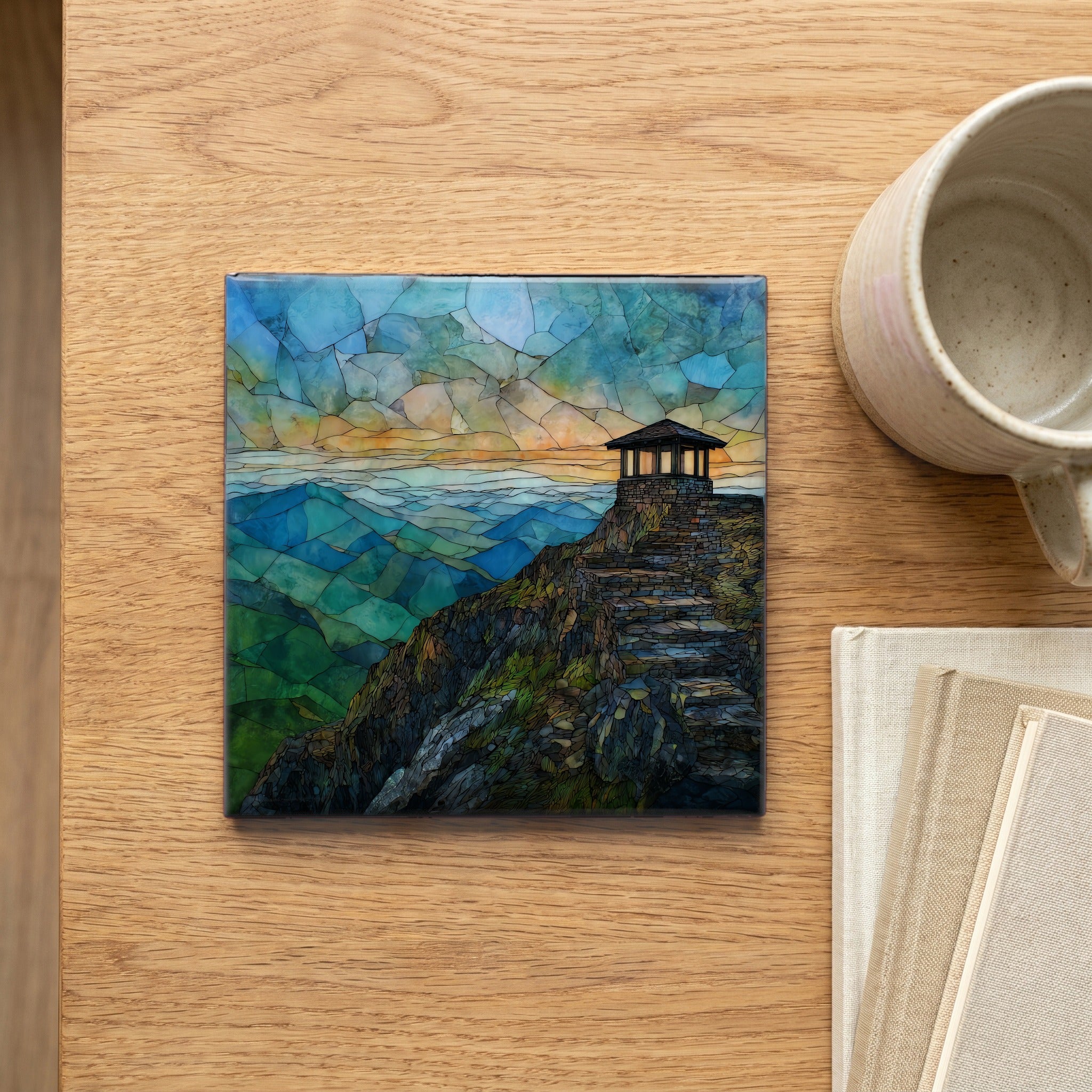 Hawksbill Mountain summit in — scale