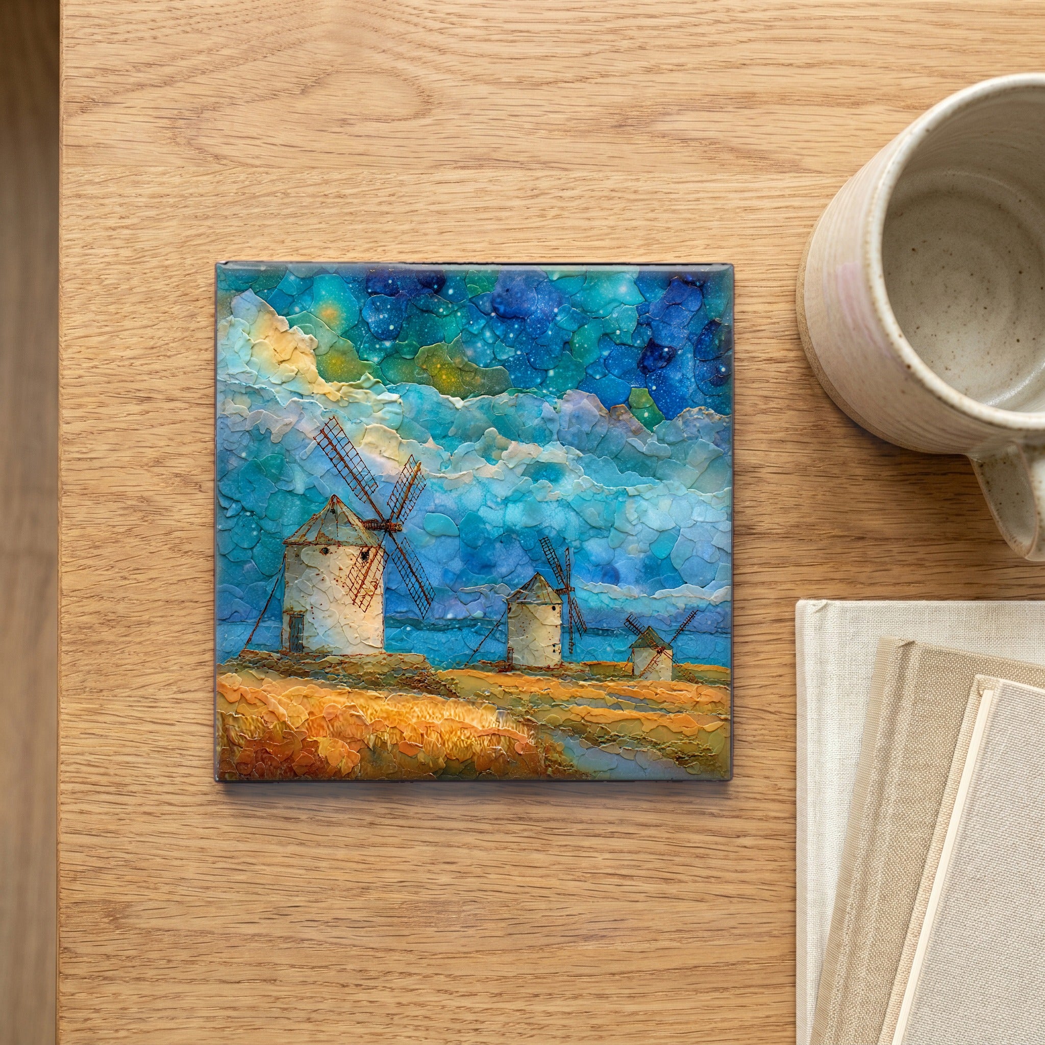 Campo de Criptana windmills — scale
