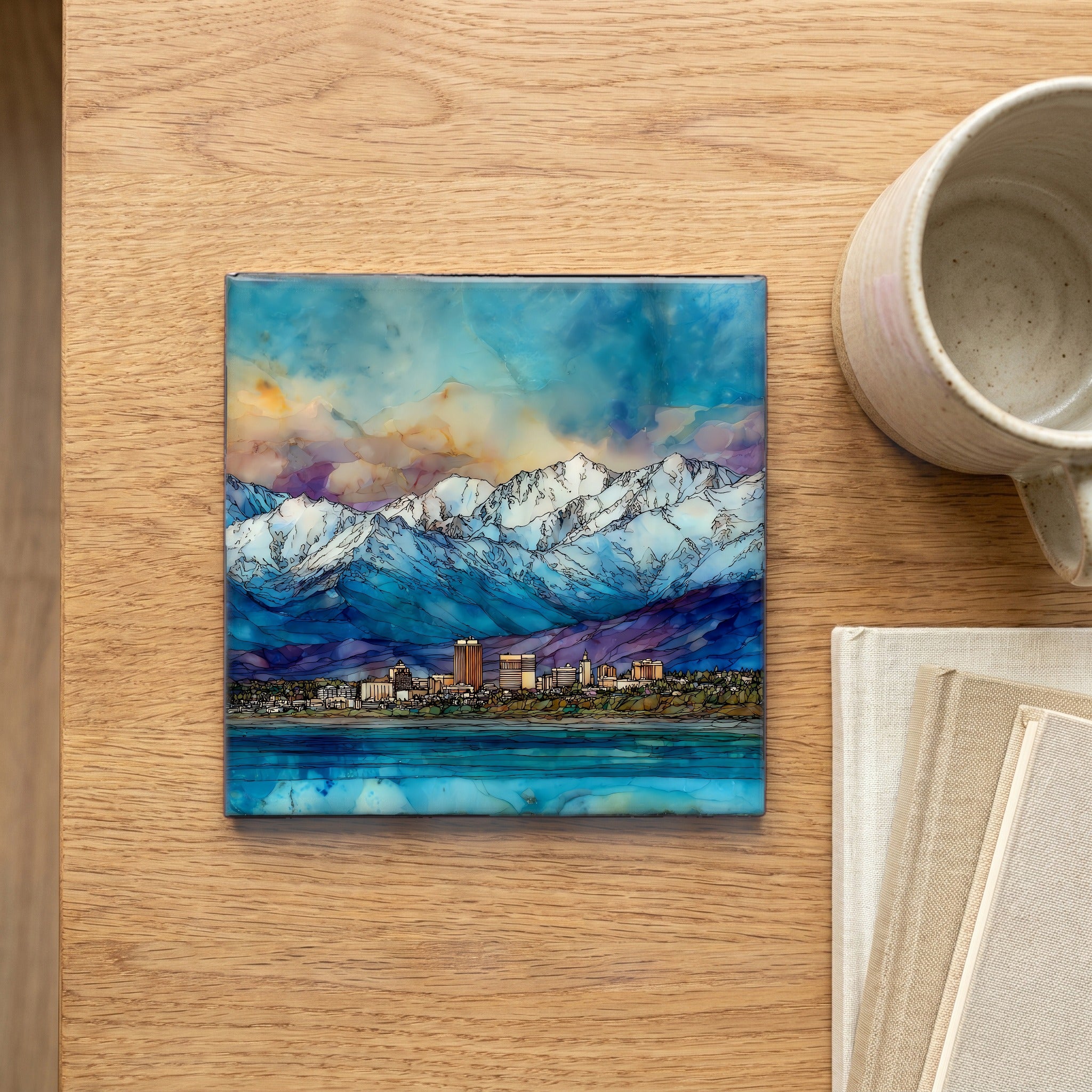 Anchorage skyline — scale
