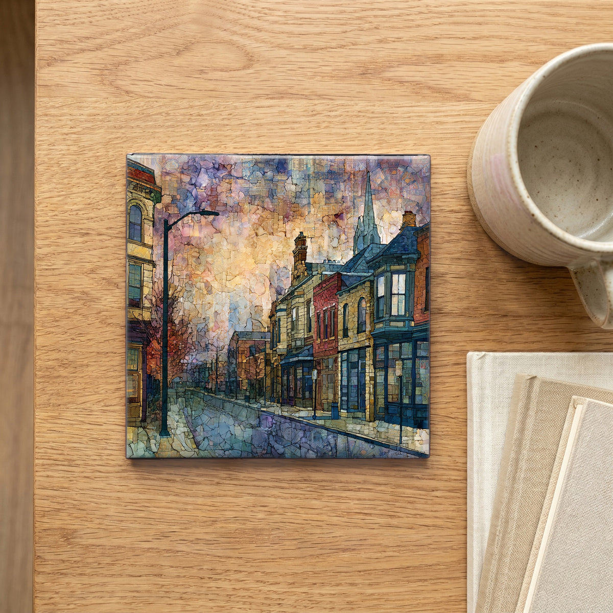 the Mass Ave arts district in — scale
