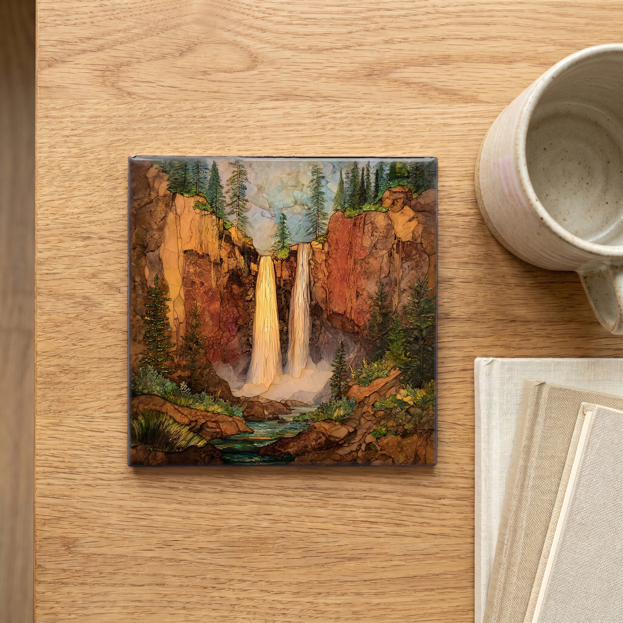 Running Eagle Falls dropping — scale