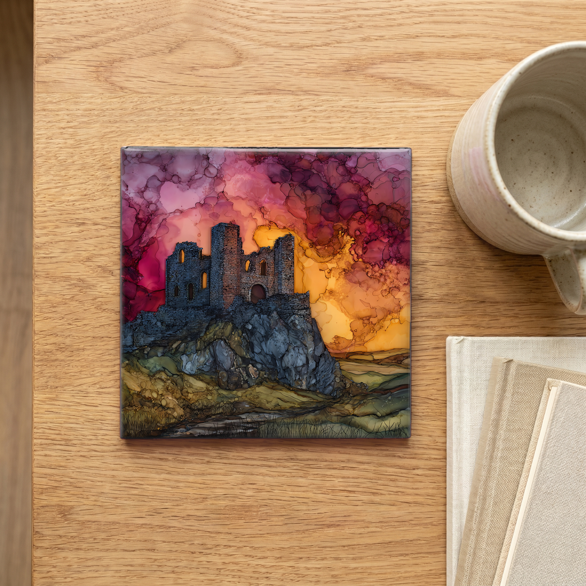 Rock of Dunamase — scale