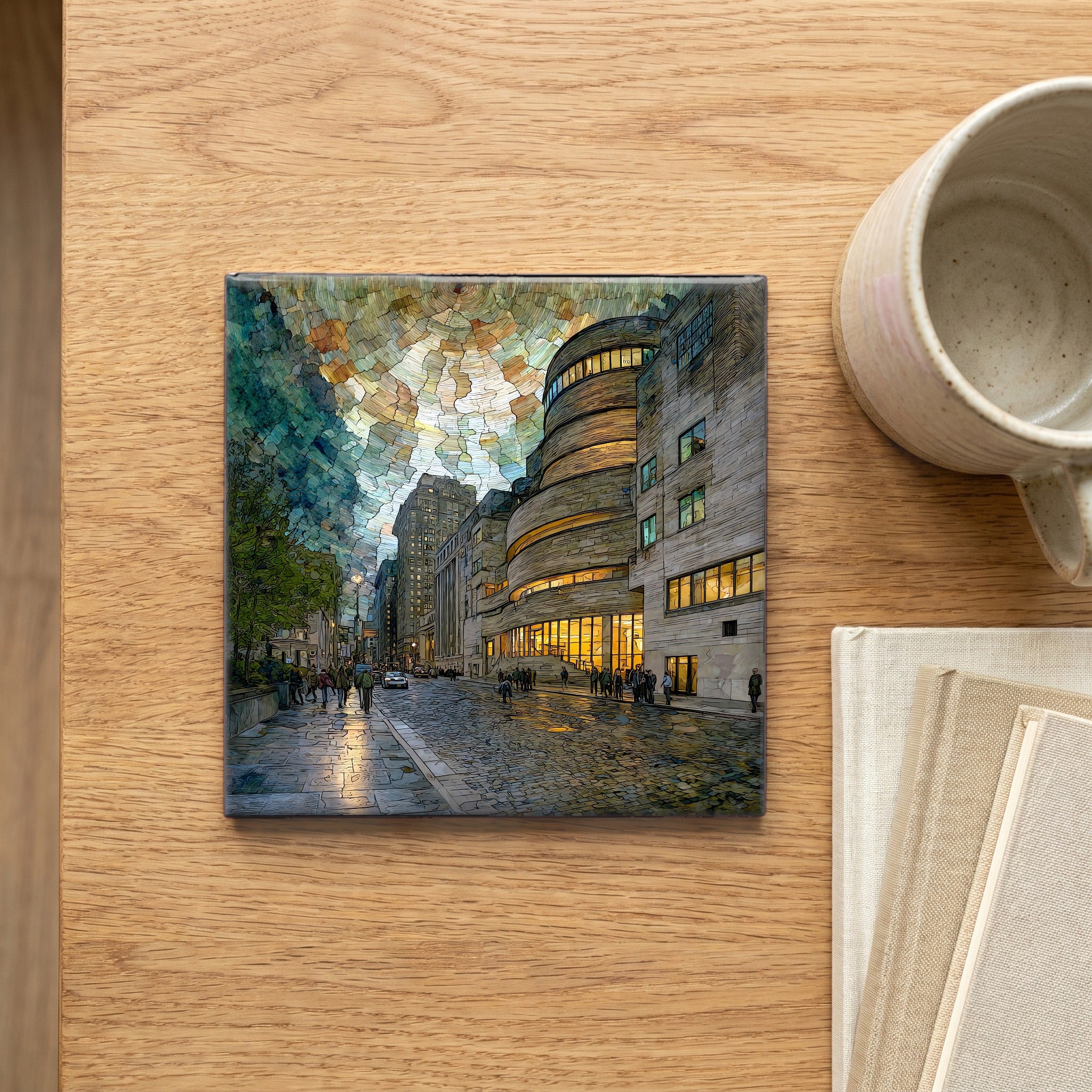 the Guggenheim Museum on Fifth Avenue — scale