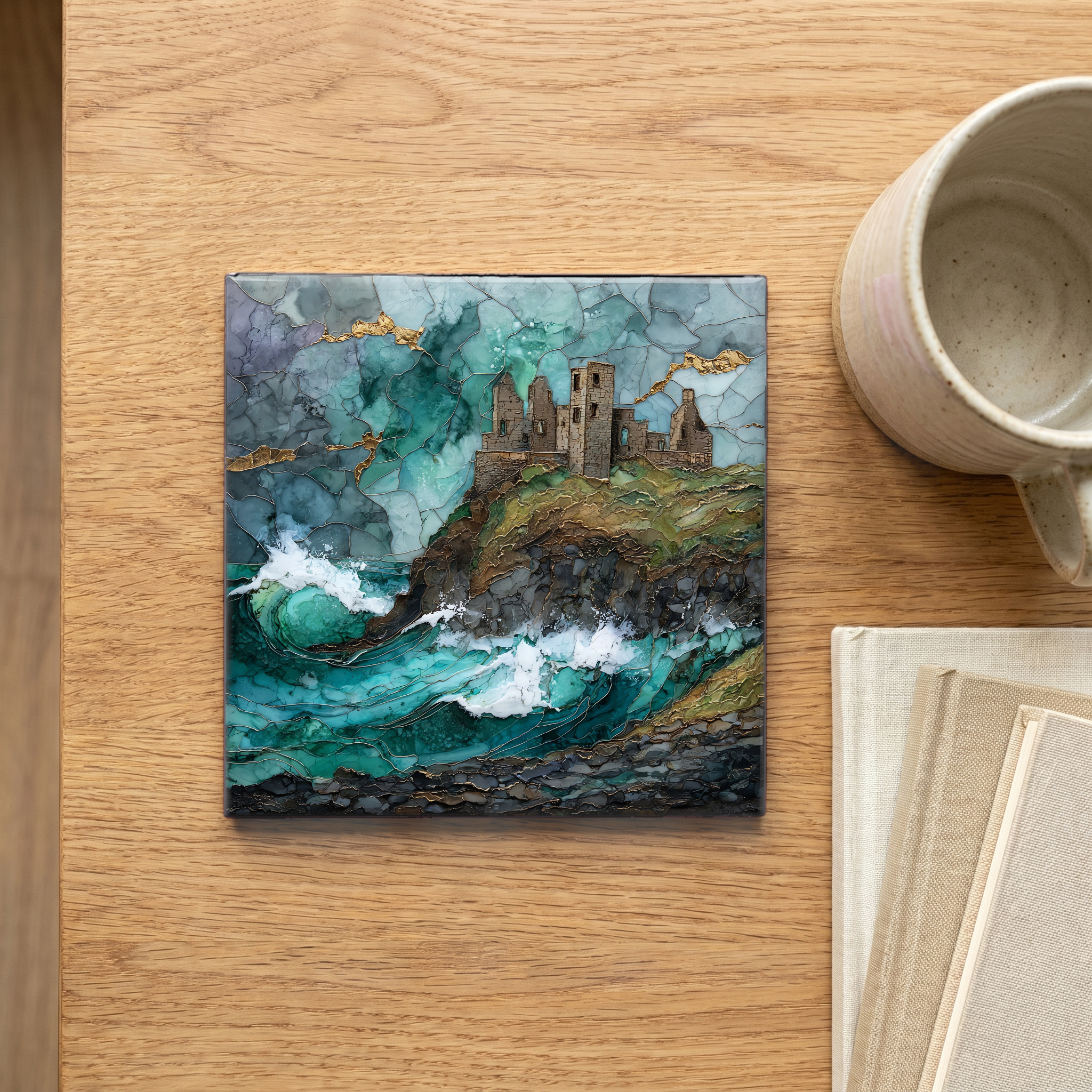 Dunluce Castle — scale