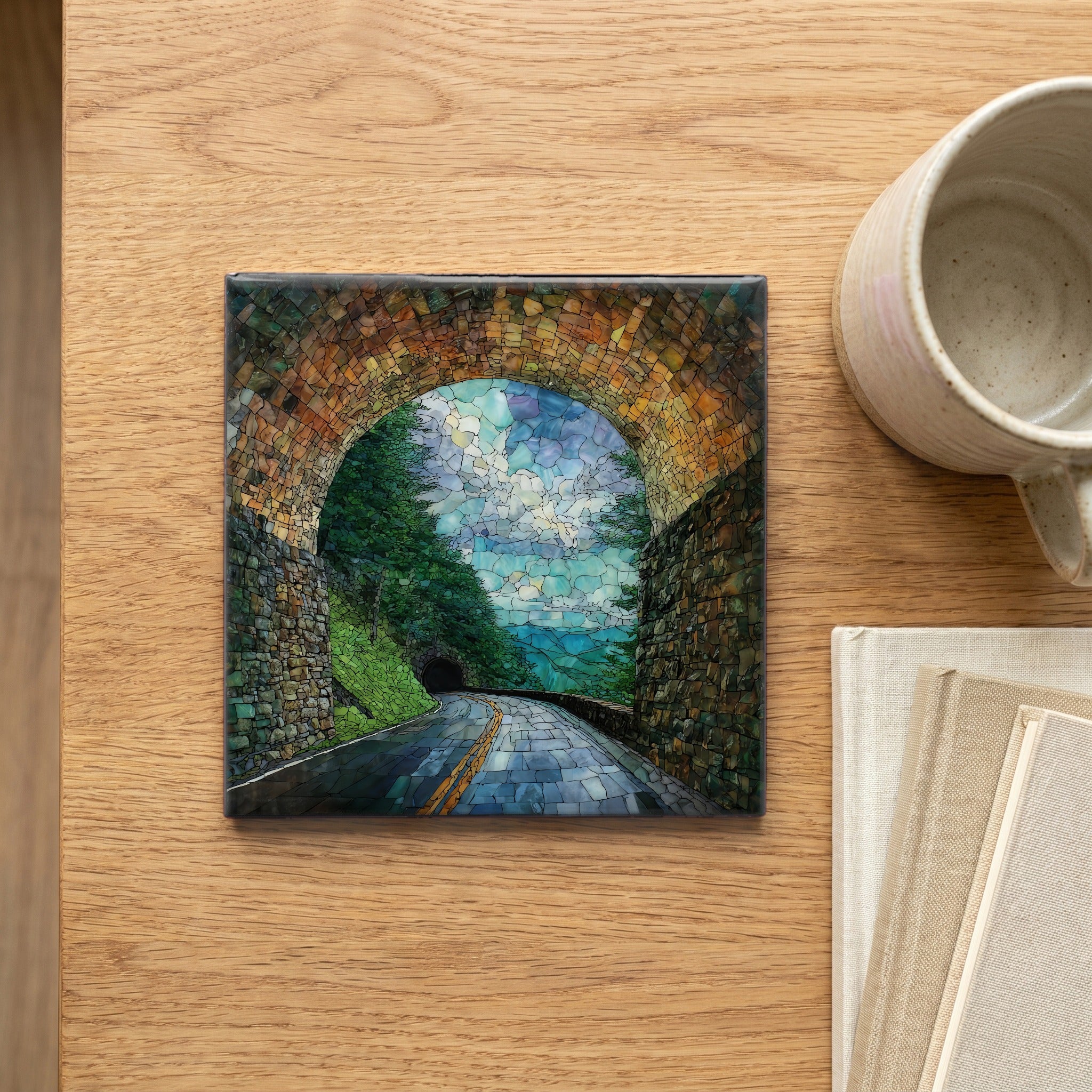 Marys Rock Tunnel on Skyline Drive — scale