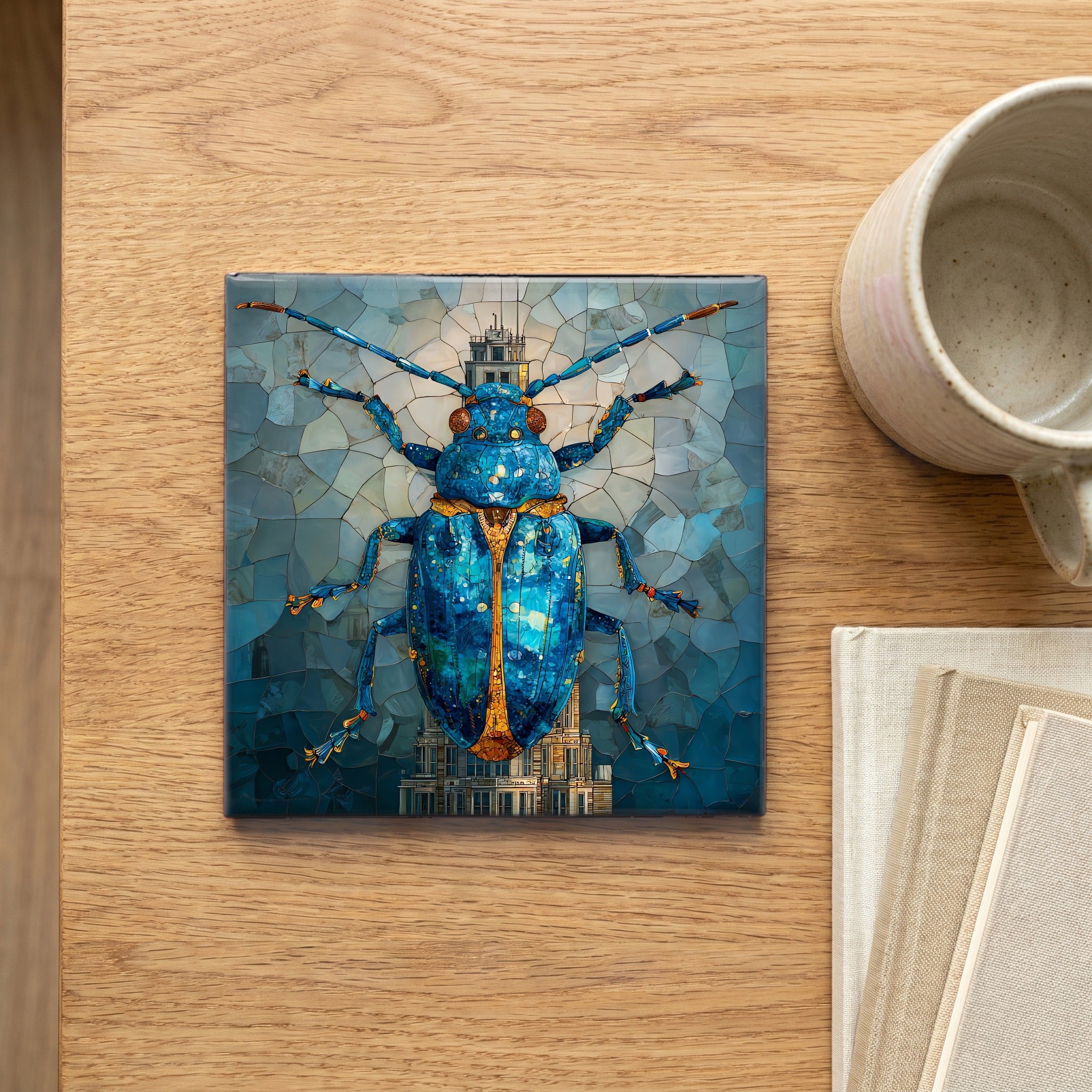 the Big Blue Bug — scale