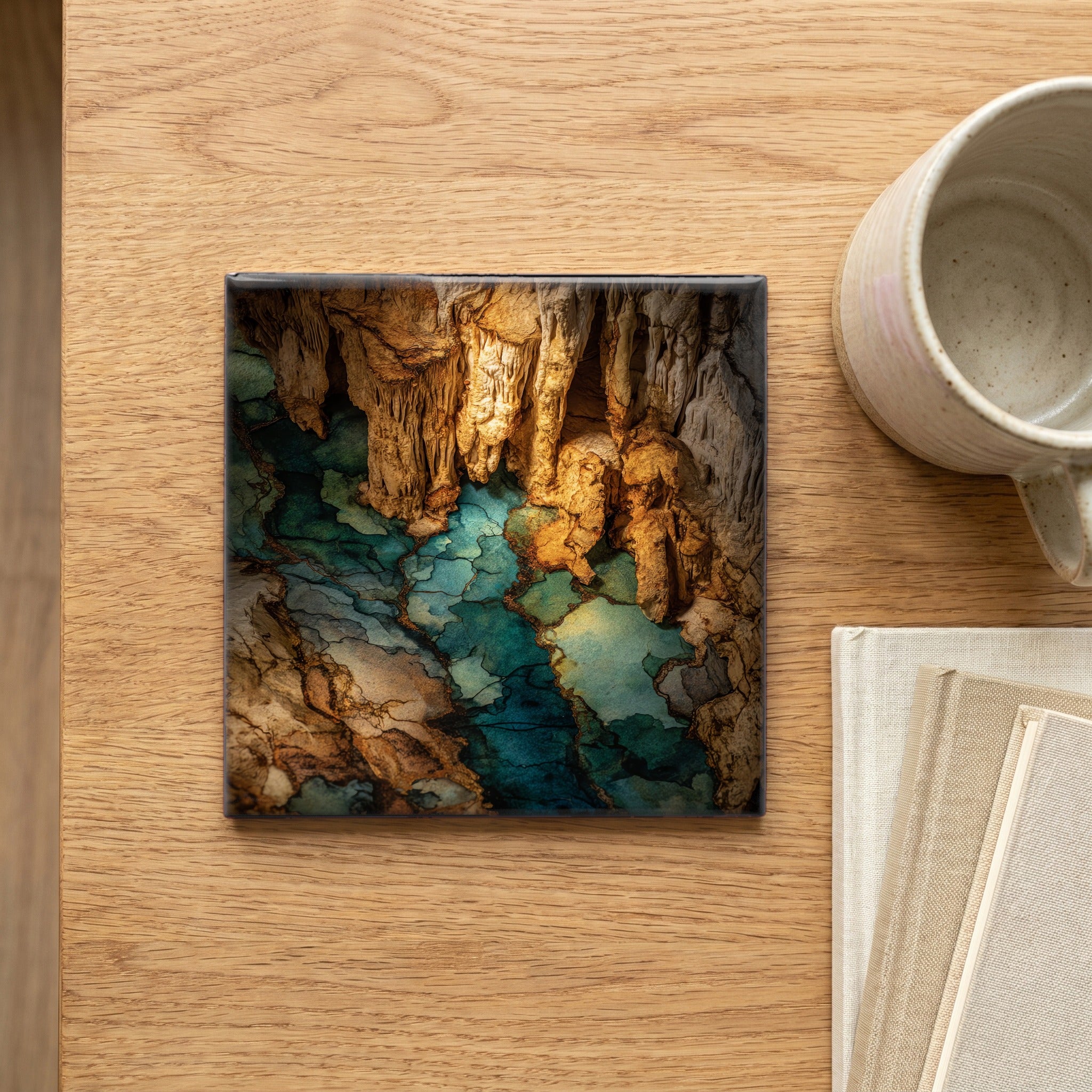 Endless Caverns formations in — scale