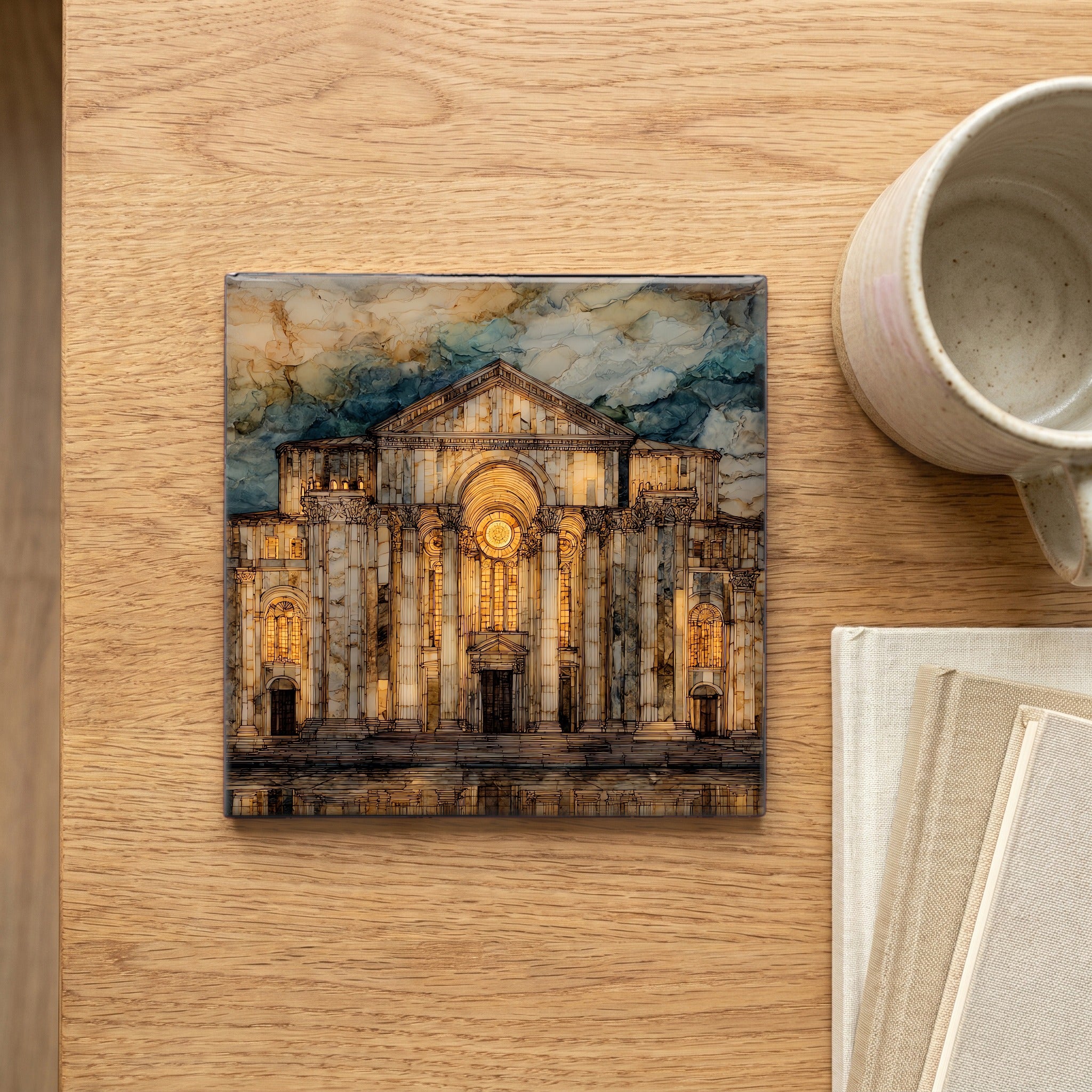 Tempio Malatestiano — scale