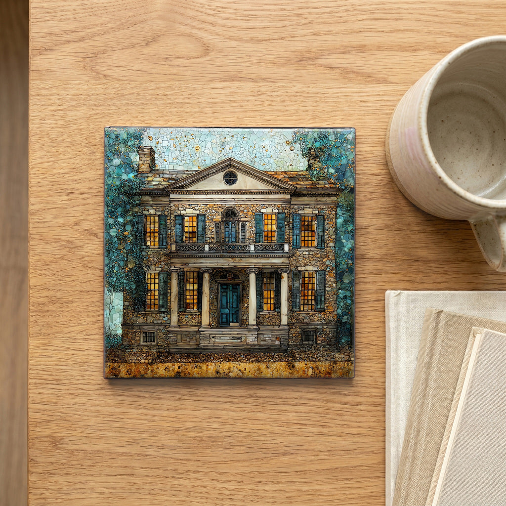 the Carroll Mansion in — scale
