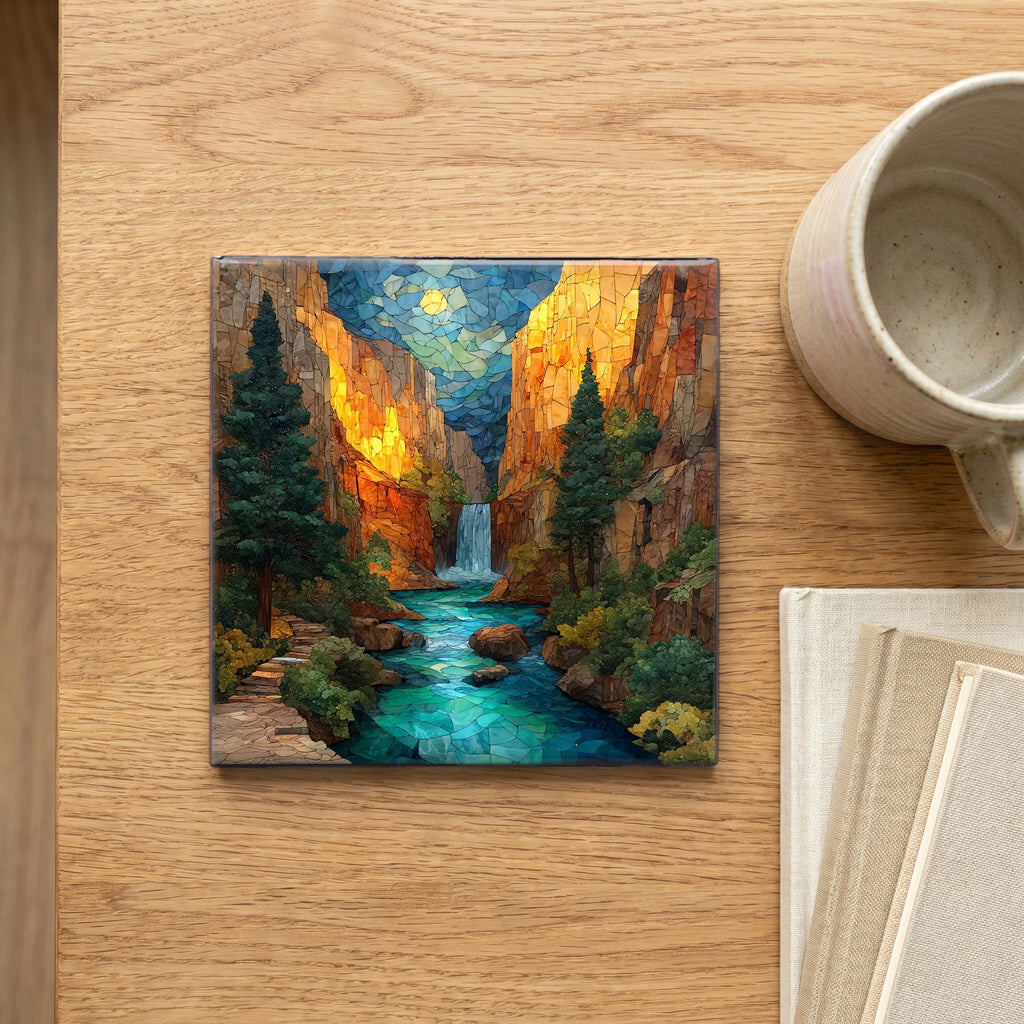 the Indian Garden waterfall — scale