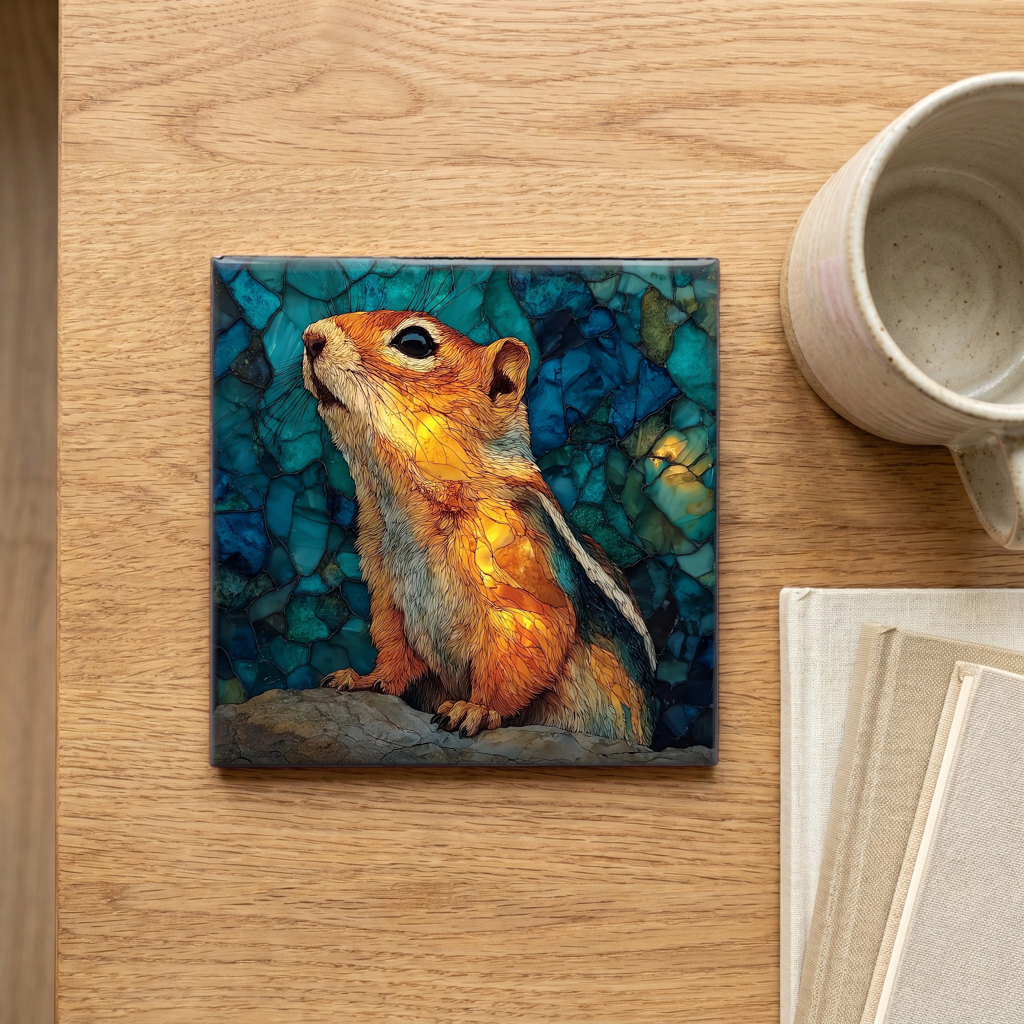 a rock squirrel on — scale