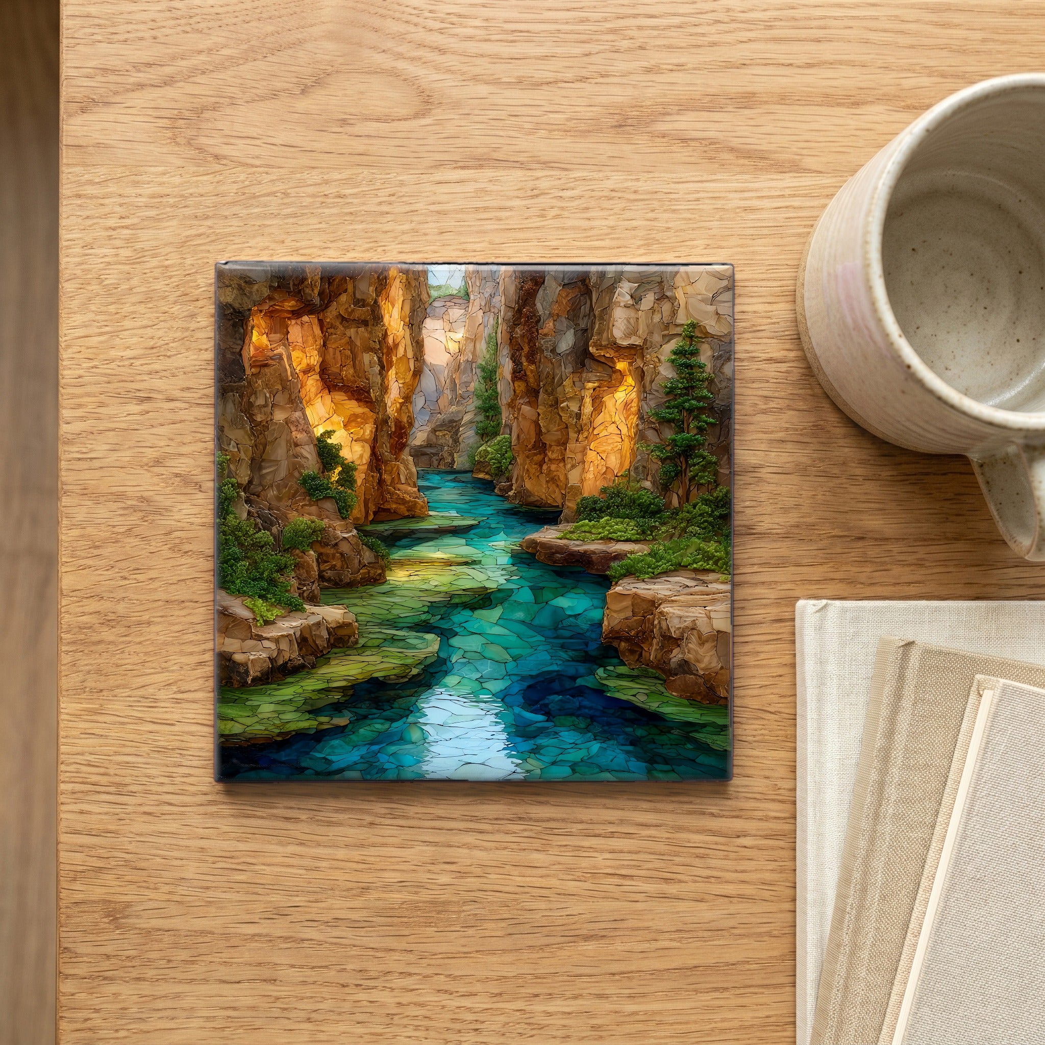 Elves Chasm spring along the Colorado — scale