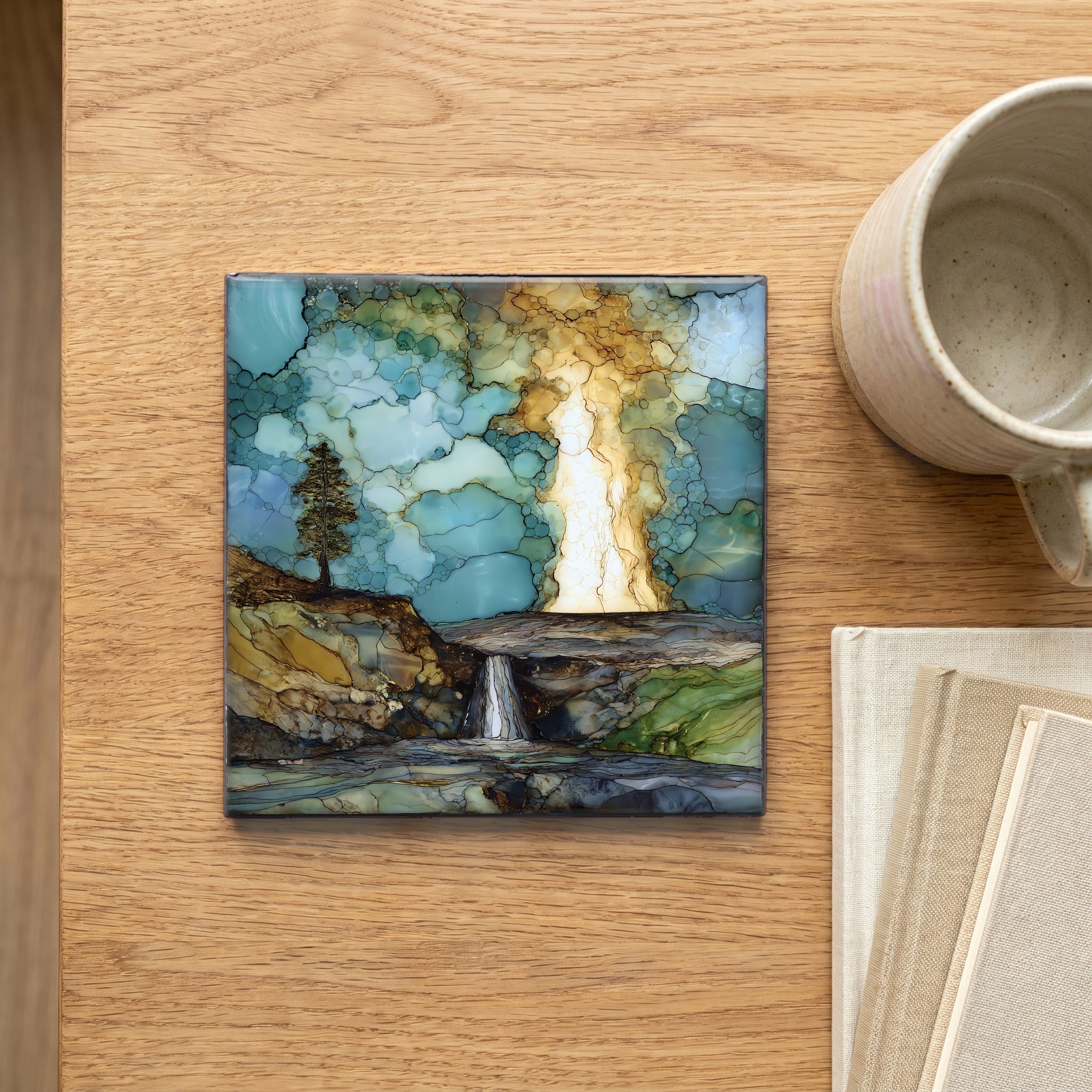 Steamboat Geyser — scale