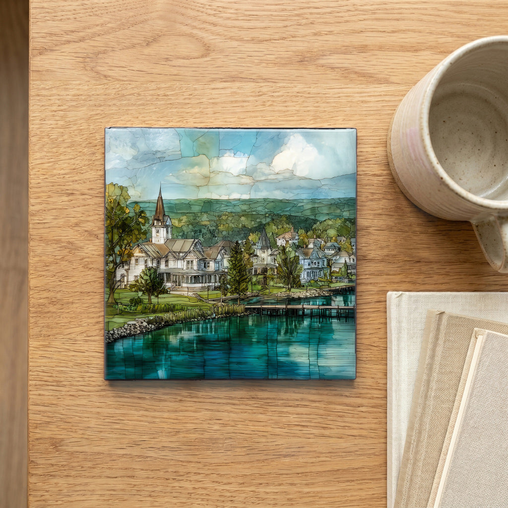 Cooperstown on Otsego Lake — scale