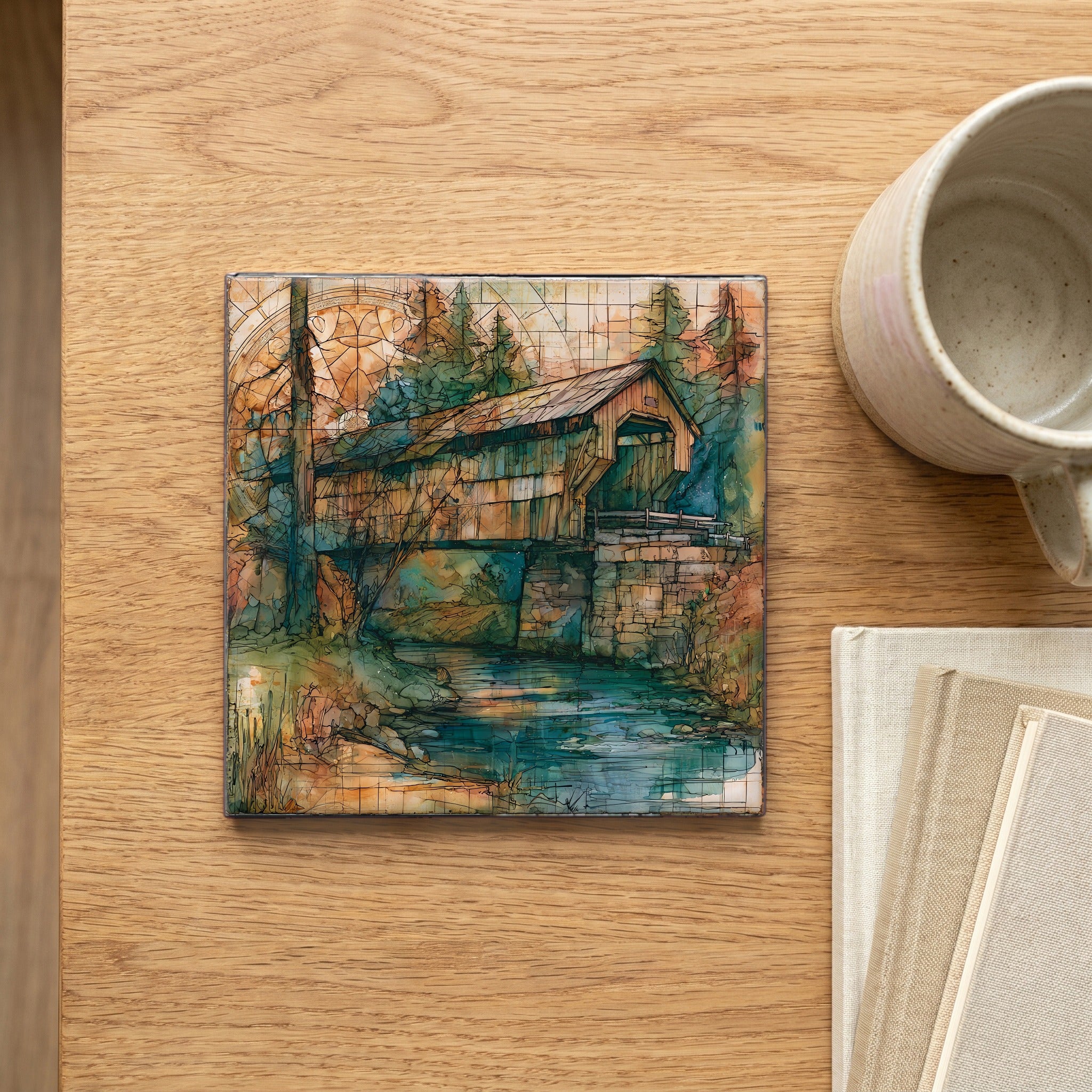 Cedar Covered Bridge — scale