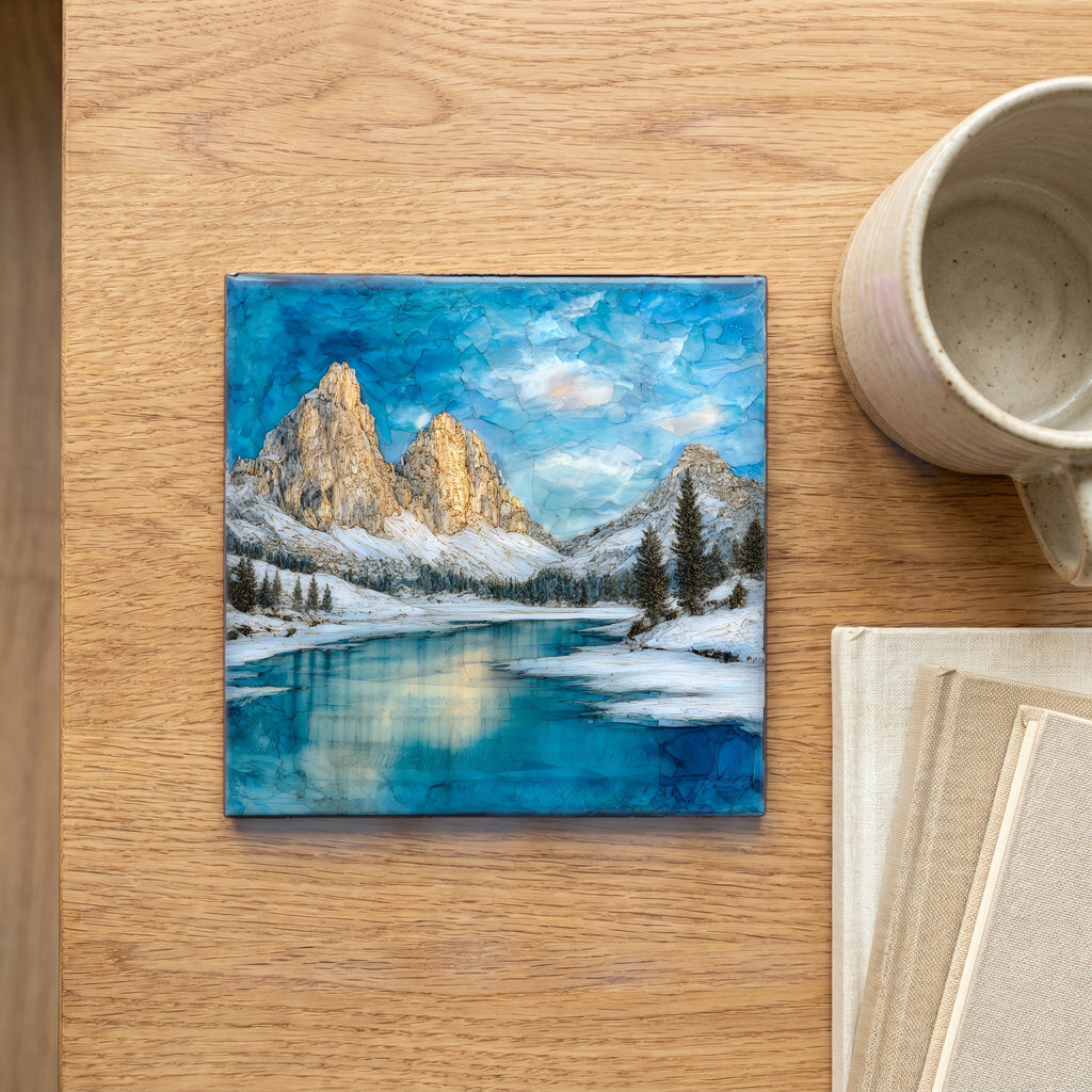 Lake Misurina Winter — scale