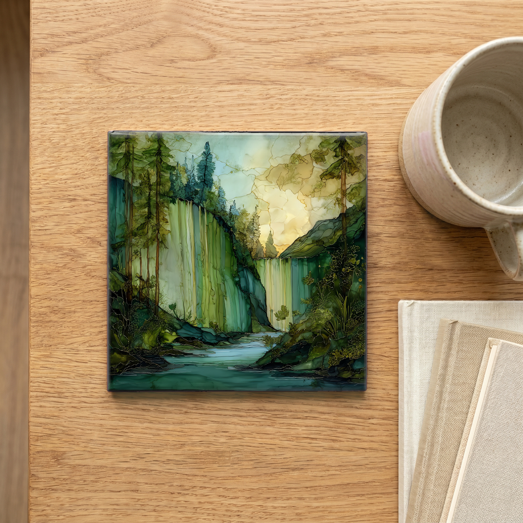 Mossbrae Falls — scale